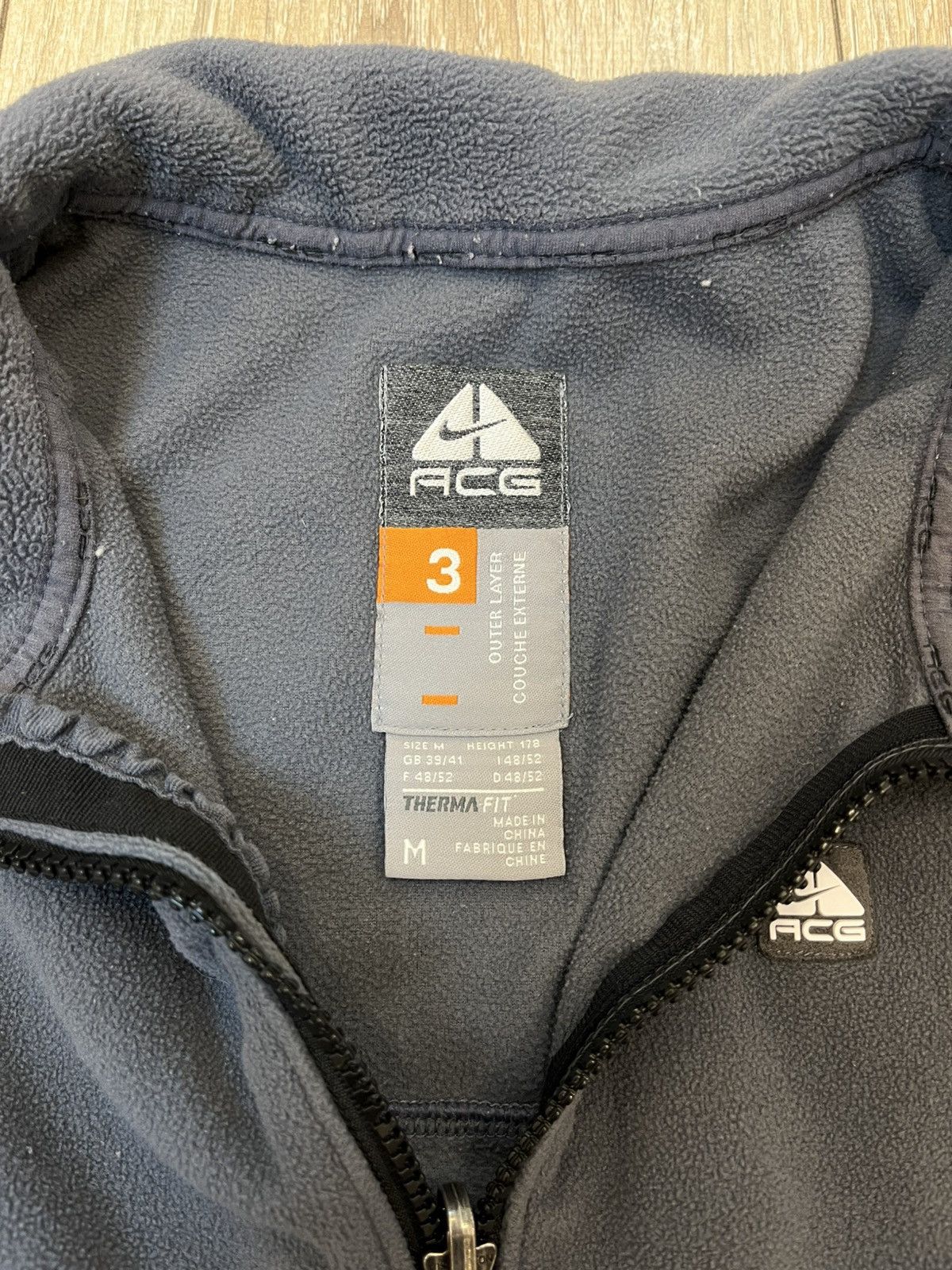Nike ACG 🌫️NIKE ACG THERMA-FIT VINTAGE ZIP UP FLEECE Size US M / EU 48-50 / 2 - 8 Thumbnail
