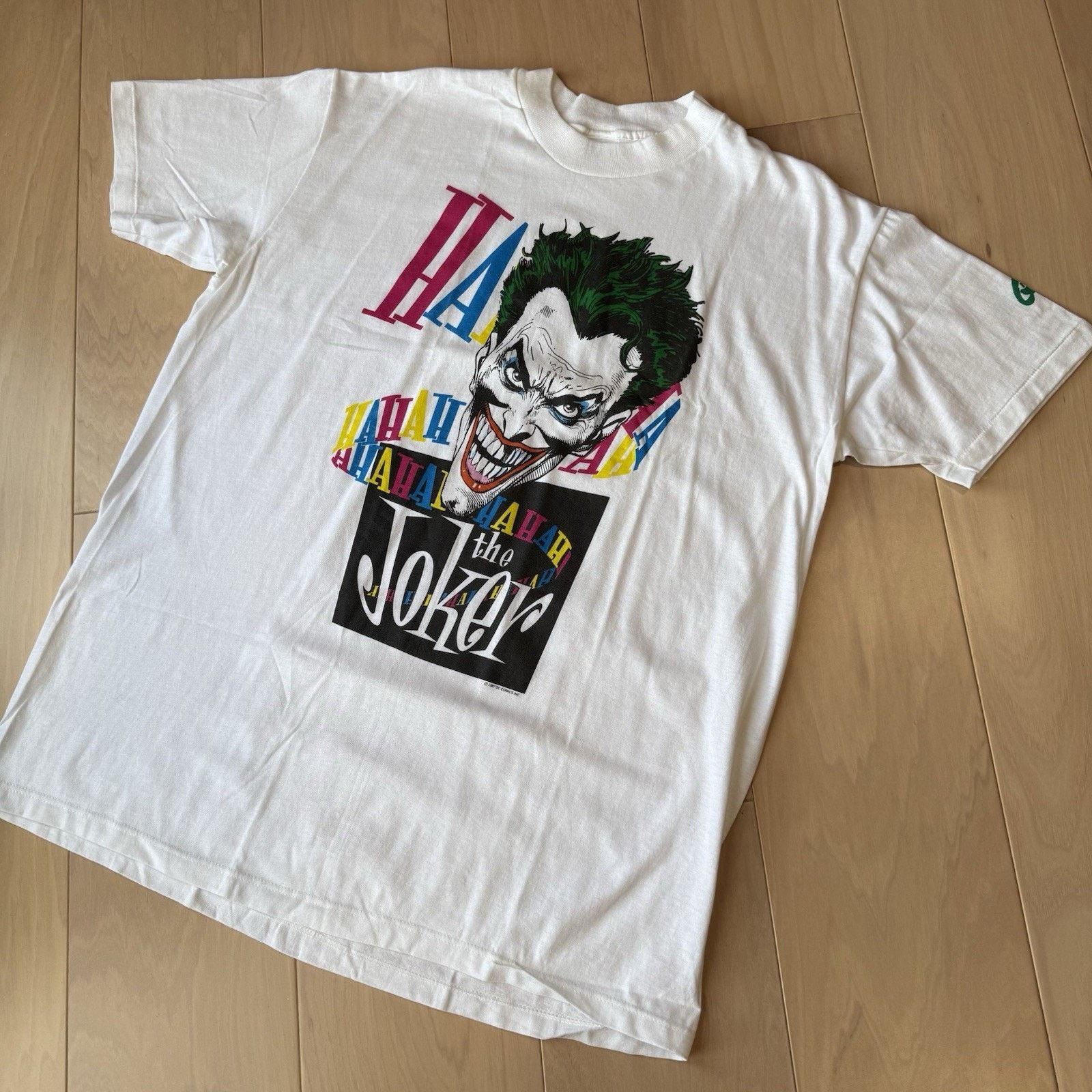 Vintage Vintage The Joker Shirt White 80s DC Comics Batman Penguin Size US XL / EU 56 / 4 - 8 Thumbnail