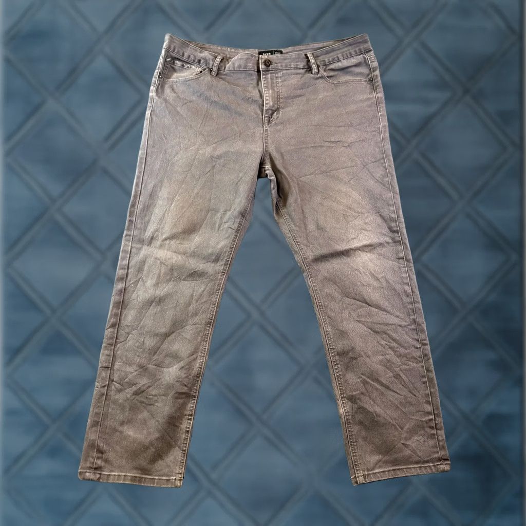 Vintage Hype Jeans Mens 40 Gray Men 40x30 Denim Dark Wash Skinny Leg Stretch Streetwear Skater Size US 40 / EU 56 - 1 Thumbnail