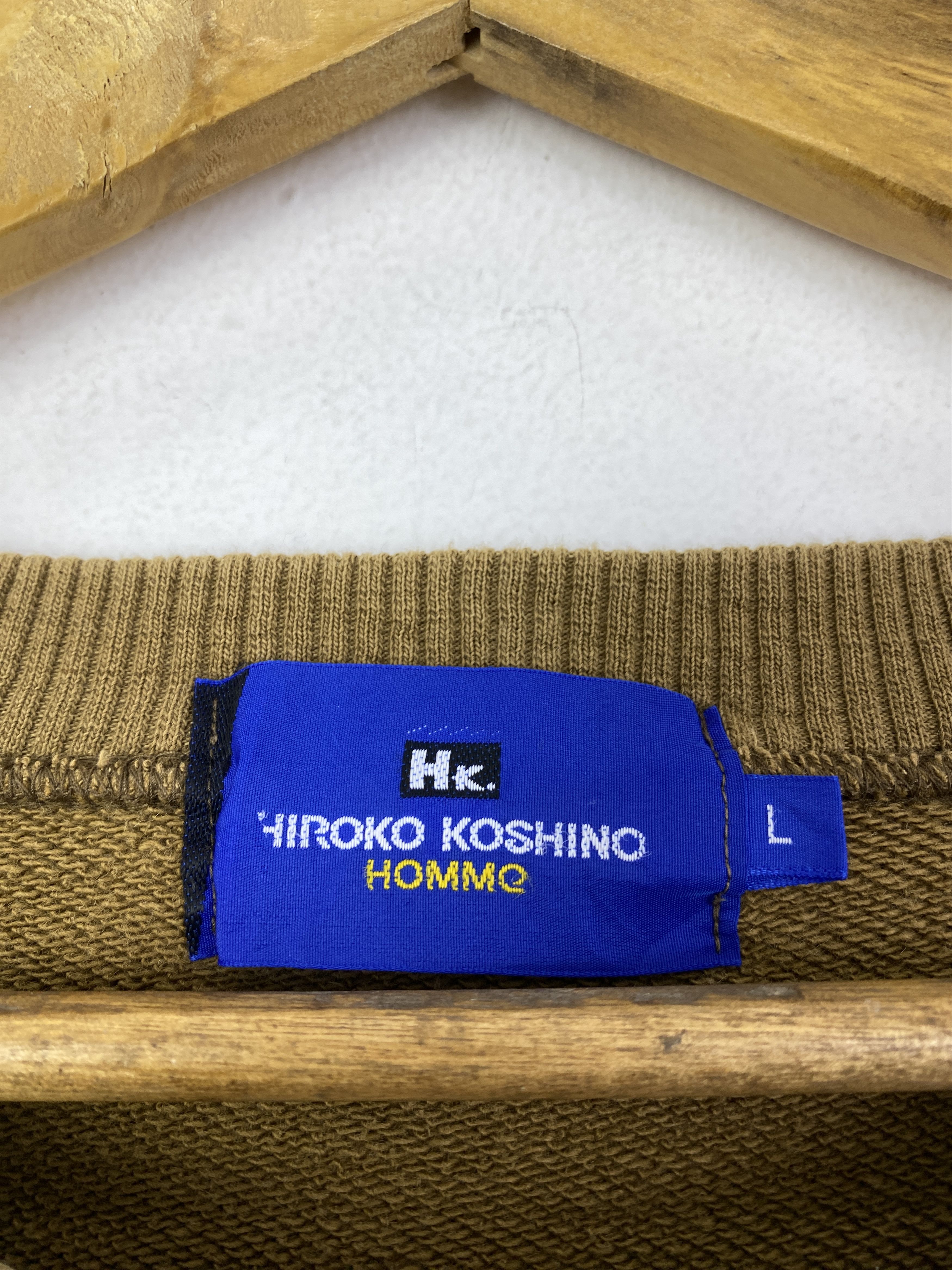 Hiroko Koshino Homme Hiroko Koshino Homme Embroidery Sweatshirt SH0134 Size US L / EU 52-54 / 3 - 5 Thumbnail