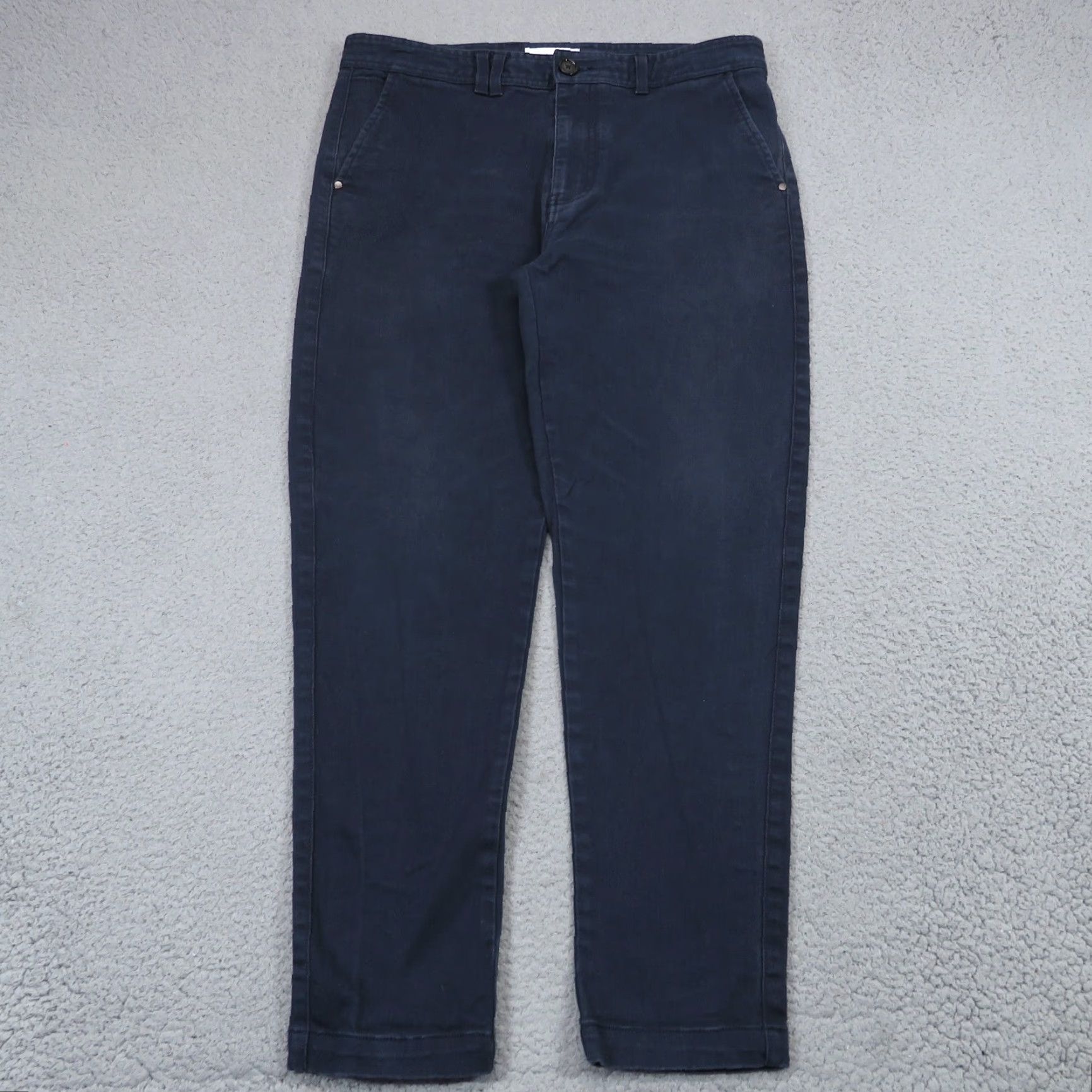 I Love Ugly I Love Ugly Pants Mens Large Navy Crop Twill Stretch 5 Pocket Chino Size US 33 - 2 Thumbnail