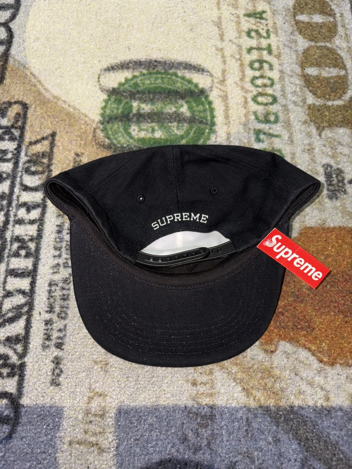 Supreme Supreme Script Logo 6-Panel Hat Size ONE SIZE - 3 Thumbnail