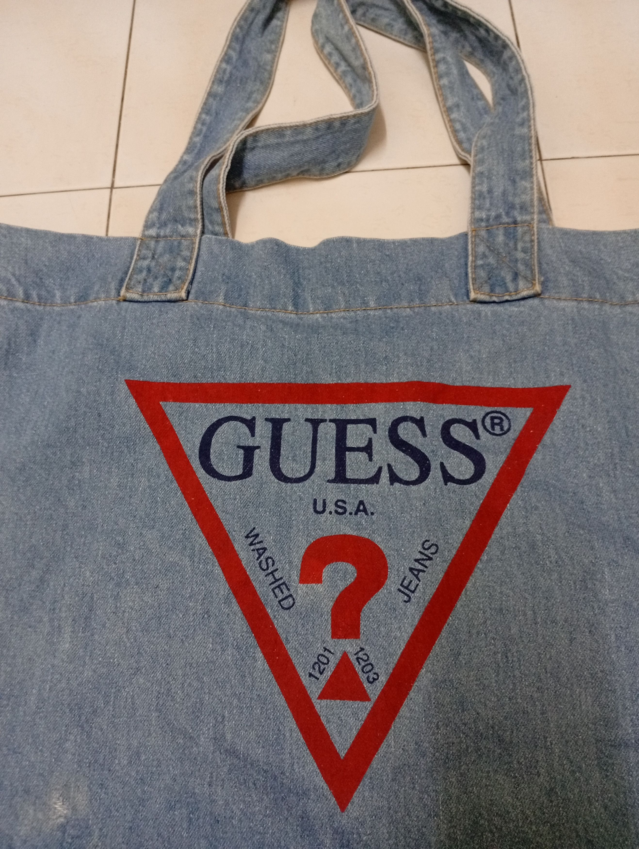 Guess × Vintage vintage tote bag X Guess Denim Size ONE SIZE - 9 Thumbnail