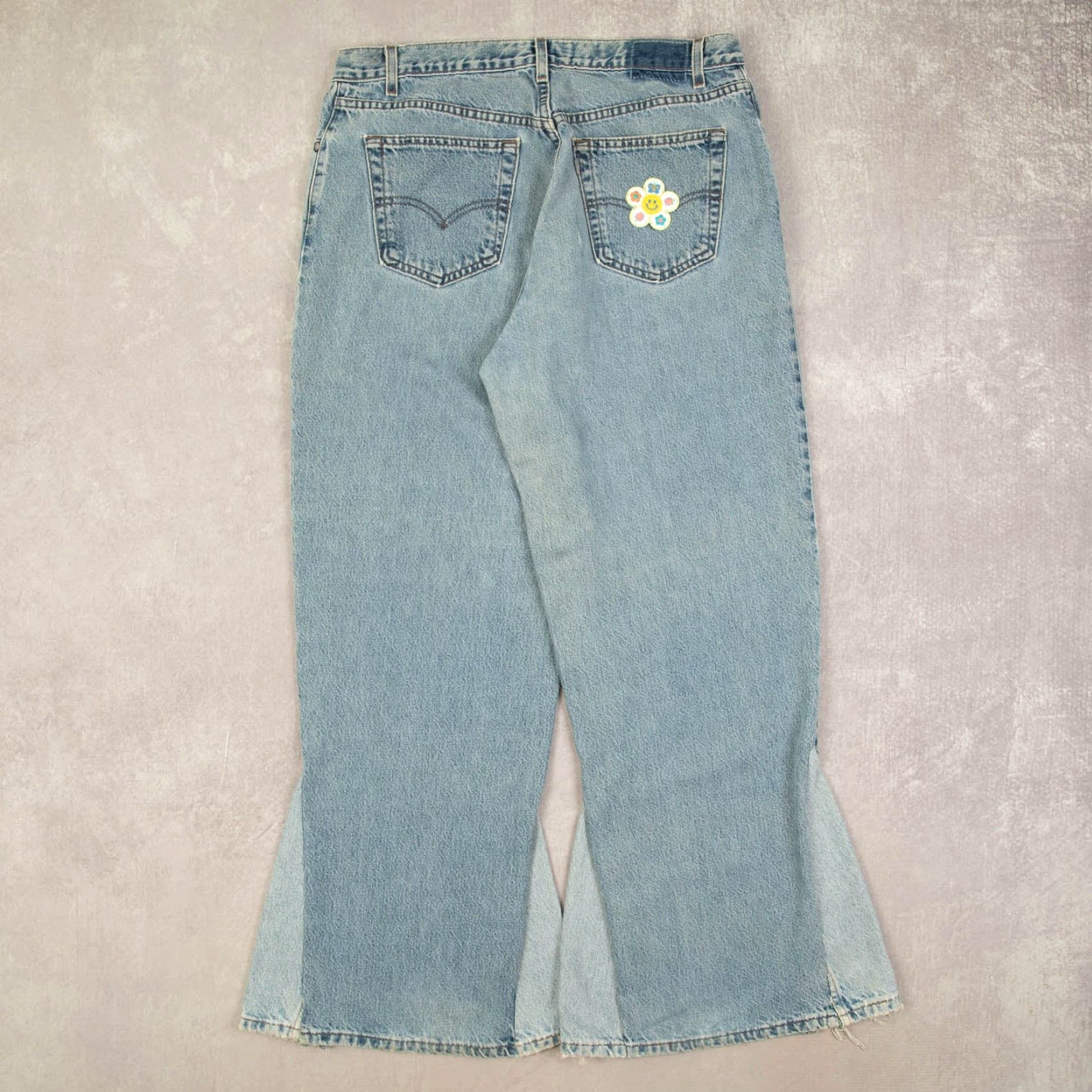 Levi's Levi's Vintage 90s Silver Tab Flared Patch Jeans W36 L32 Men's Blue Denim Jeans Size US 36 / EU 52 - 2 Thumbnail