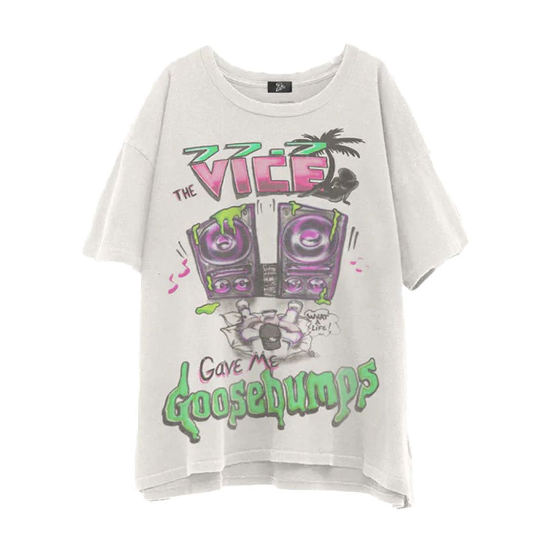 TRIPLE SEVENS Goosebumps White Tee Size US S / EU 44-46 / 1 - 1 Thumbnail
