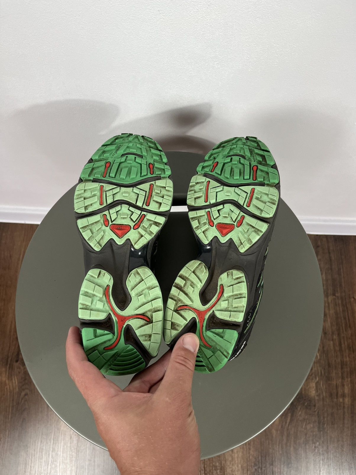 Salomon Salomon ACS Lite GTX Gore-Tex Trail Running Shoes Grey Green Size US 6.5 / IT 36.5 - 11 Thumbnail