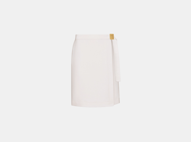 Dior o1w1db11225 451J66 Mini Skirt in White Size 27" / US 4 / IT 40 - 1 Thumbnail