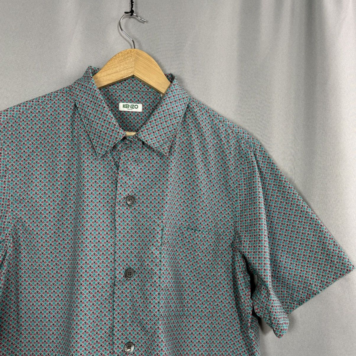 Kenzo Kenzo shirt button up luxury monogram Large vintage rare Size US L / EU 52-54 / 3 - 1 Thumbnail