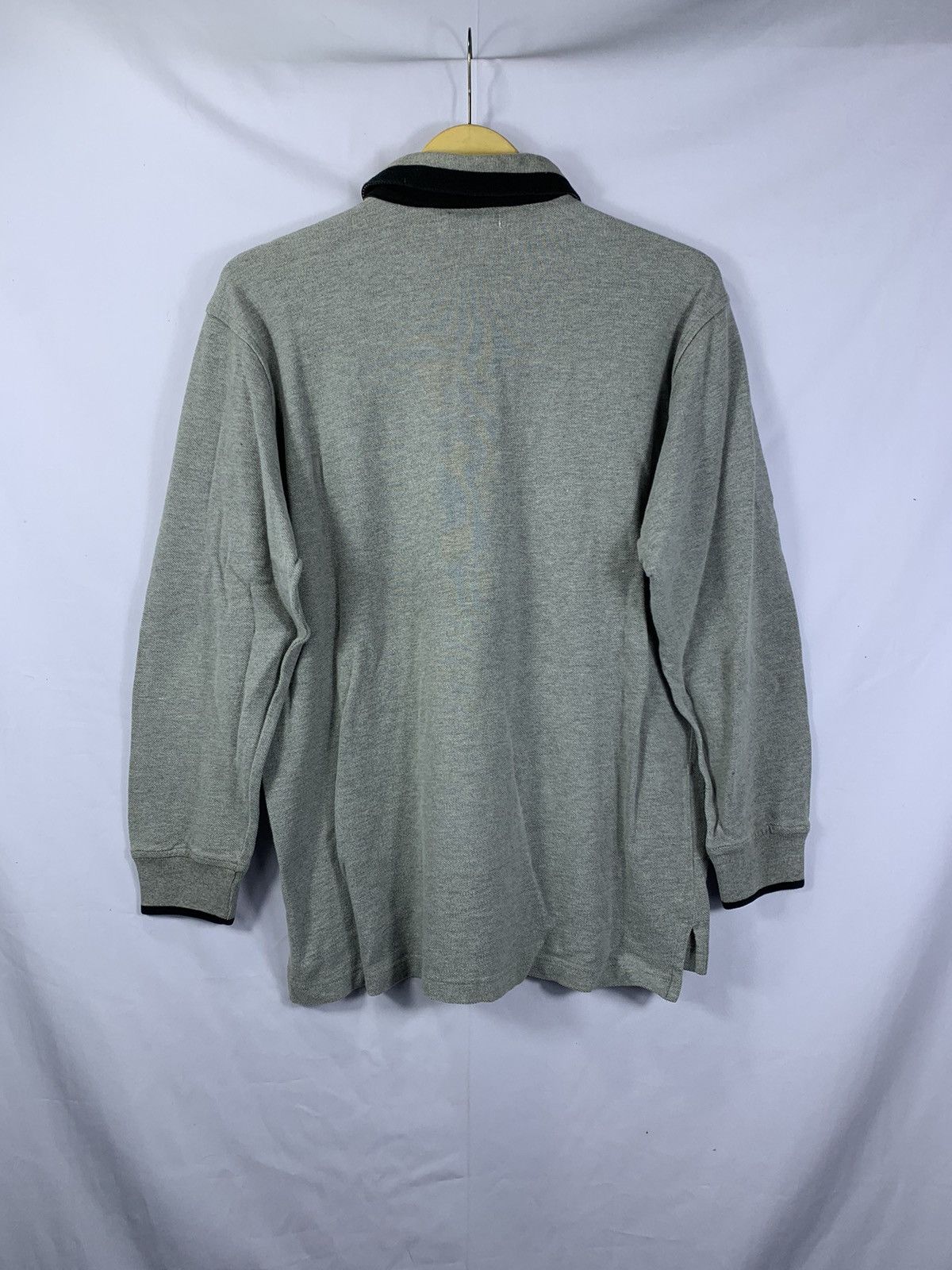 Yves Saint Laurent Vintage Yves Saint Laurent Long Sleeve Polo Shirt Size US L / EU 52-54 / 3 - 2 Thumbnail