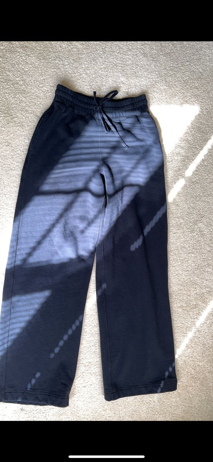 Other Wide leg black sweatpants Size US 36 / EU 52 - 1 Preview