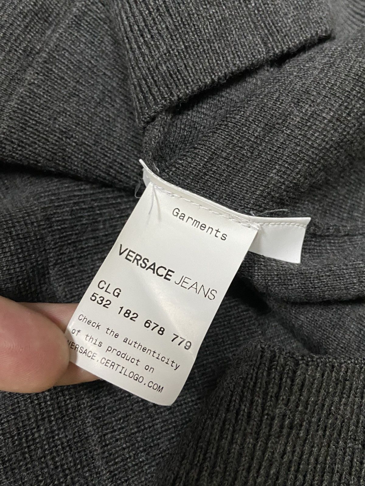 Versace Jeans Couture Versace big logo tiger nylon sweater sweatshirt Size US M / EU 48-50 / 2 - 6 Thumbnail