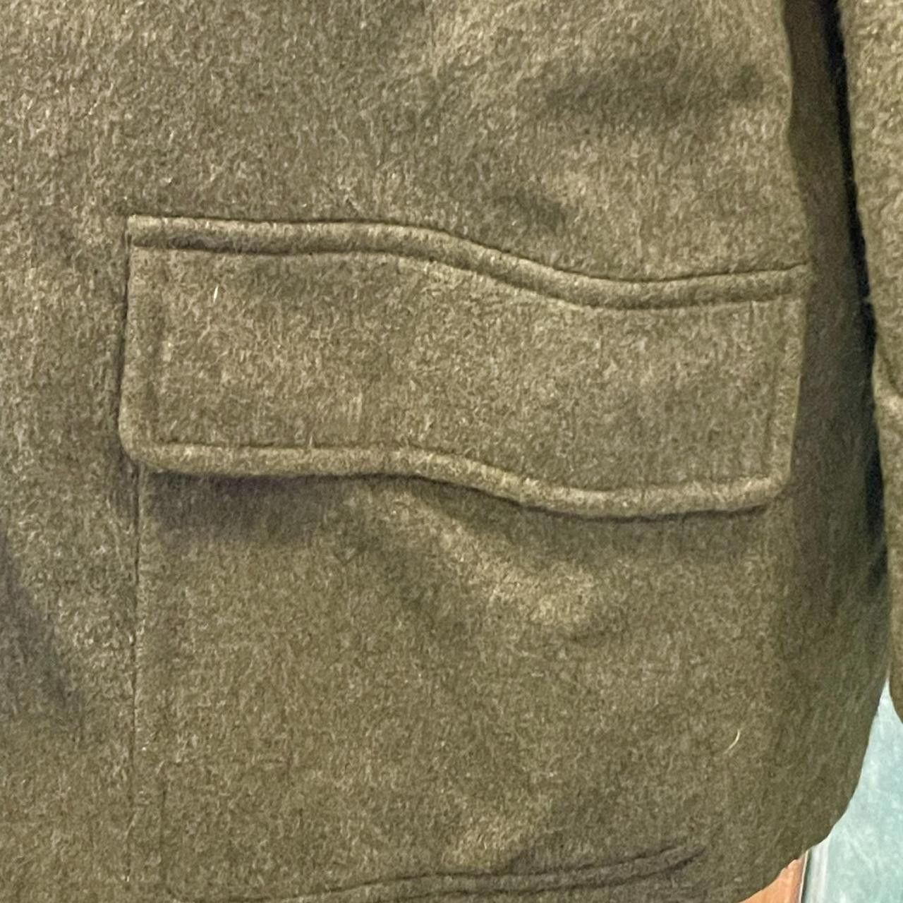 Designer Women's Khaki and Green Coat Size L / US 10 / IT 46 - 7 Thumbnail