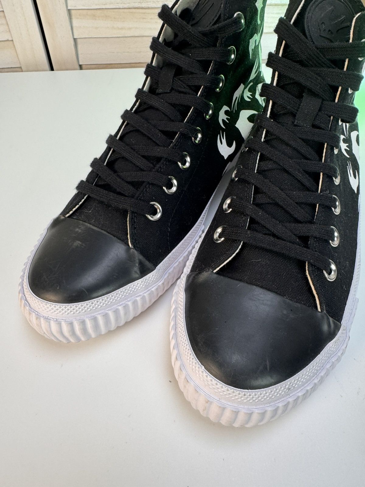 Alexander McQueen McQ Alexander McQueen Swallow Vulc High Sneakers | EU 42 Size US 8 / EU 41 - 7 Thumbnail