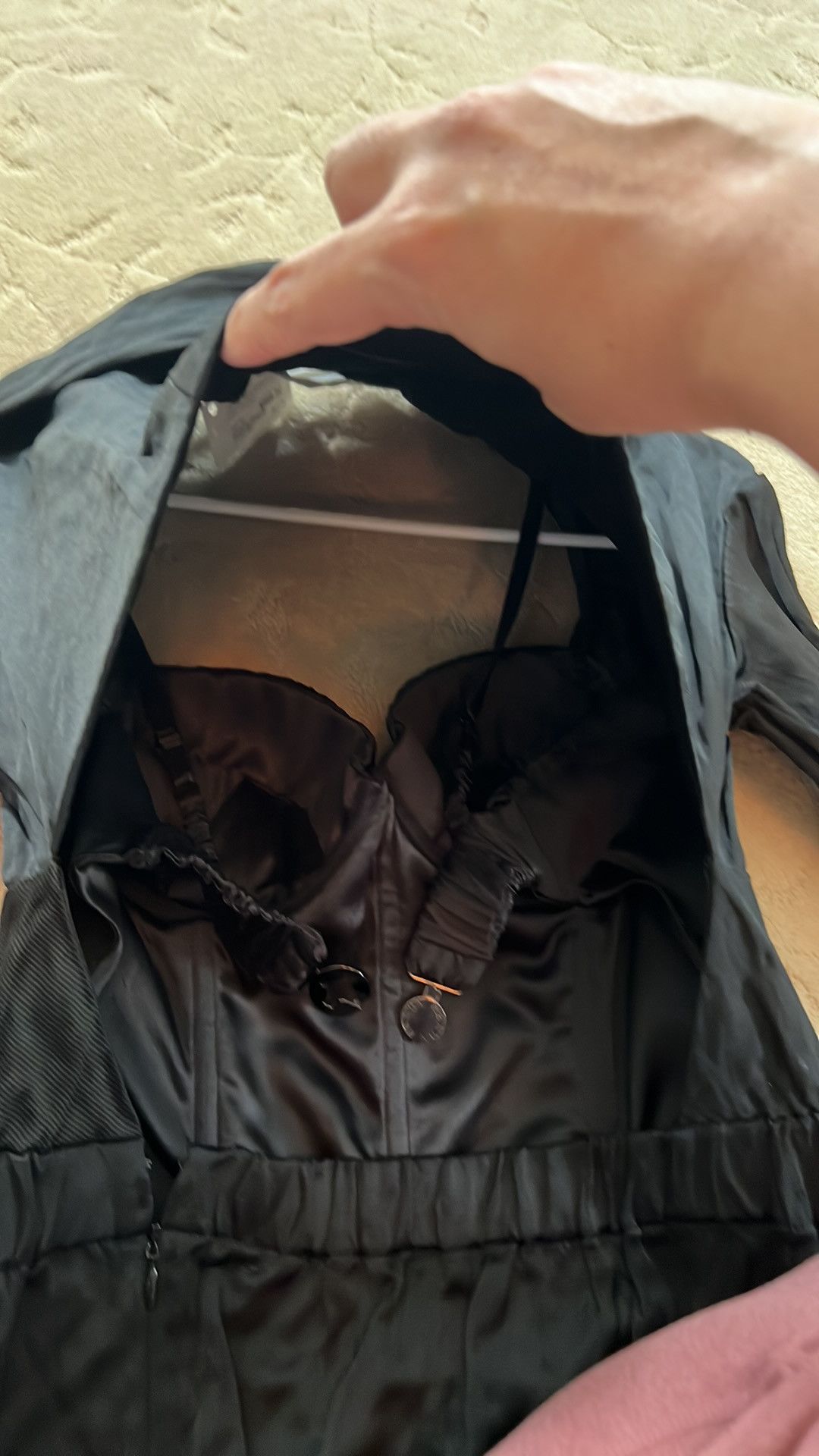 Prada SCHITT'S CREEK Prada SS09 Italian 42 Black Bustier Dress Size M / US 6-8 / IT 42-44 - 9 Thumbnail