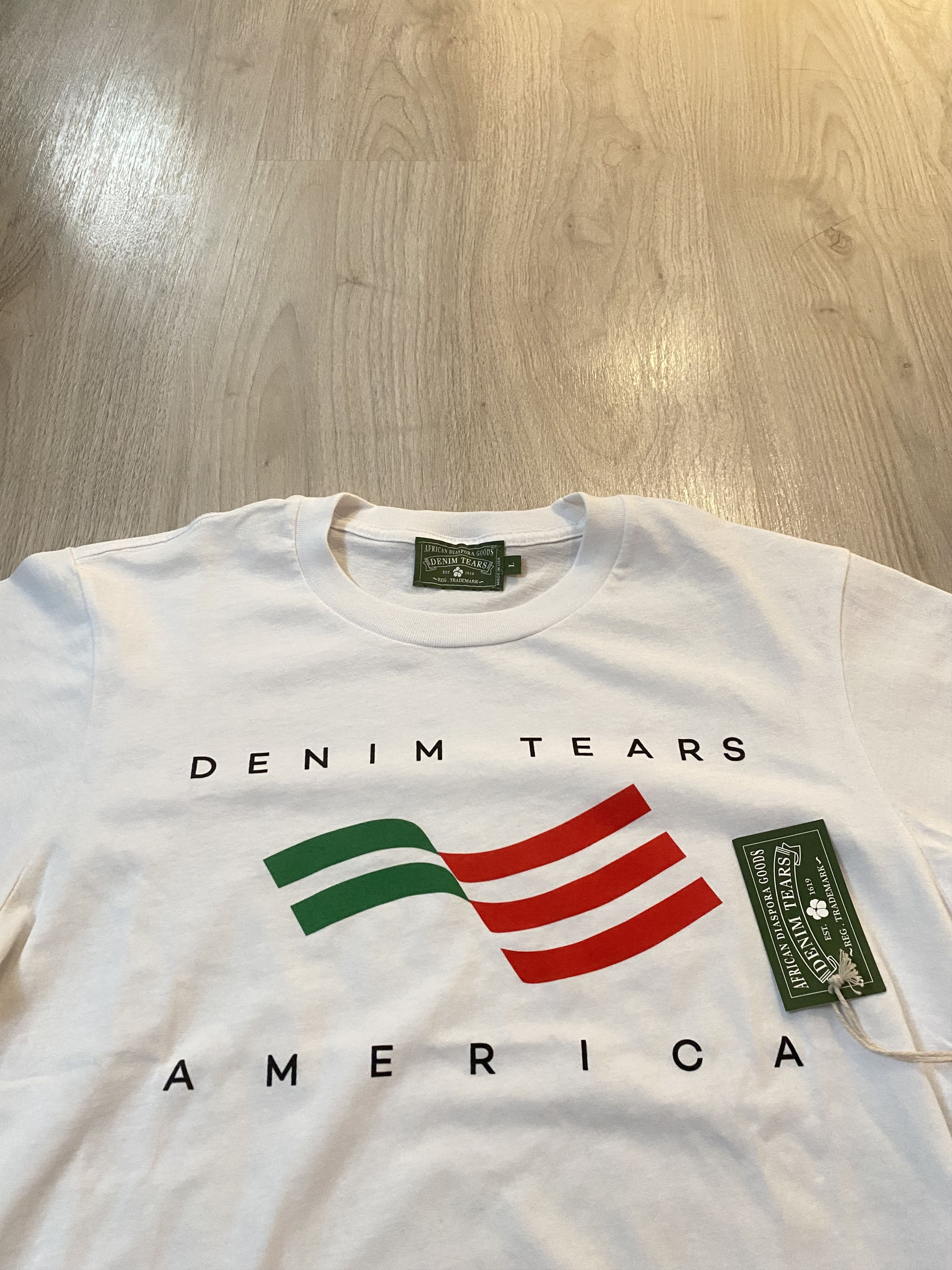 DENIM TEARS Denim Tears America Sportswear Tee SS24 Size US L / EU 52-54 / 3 - 2 Thumbnail
