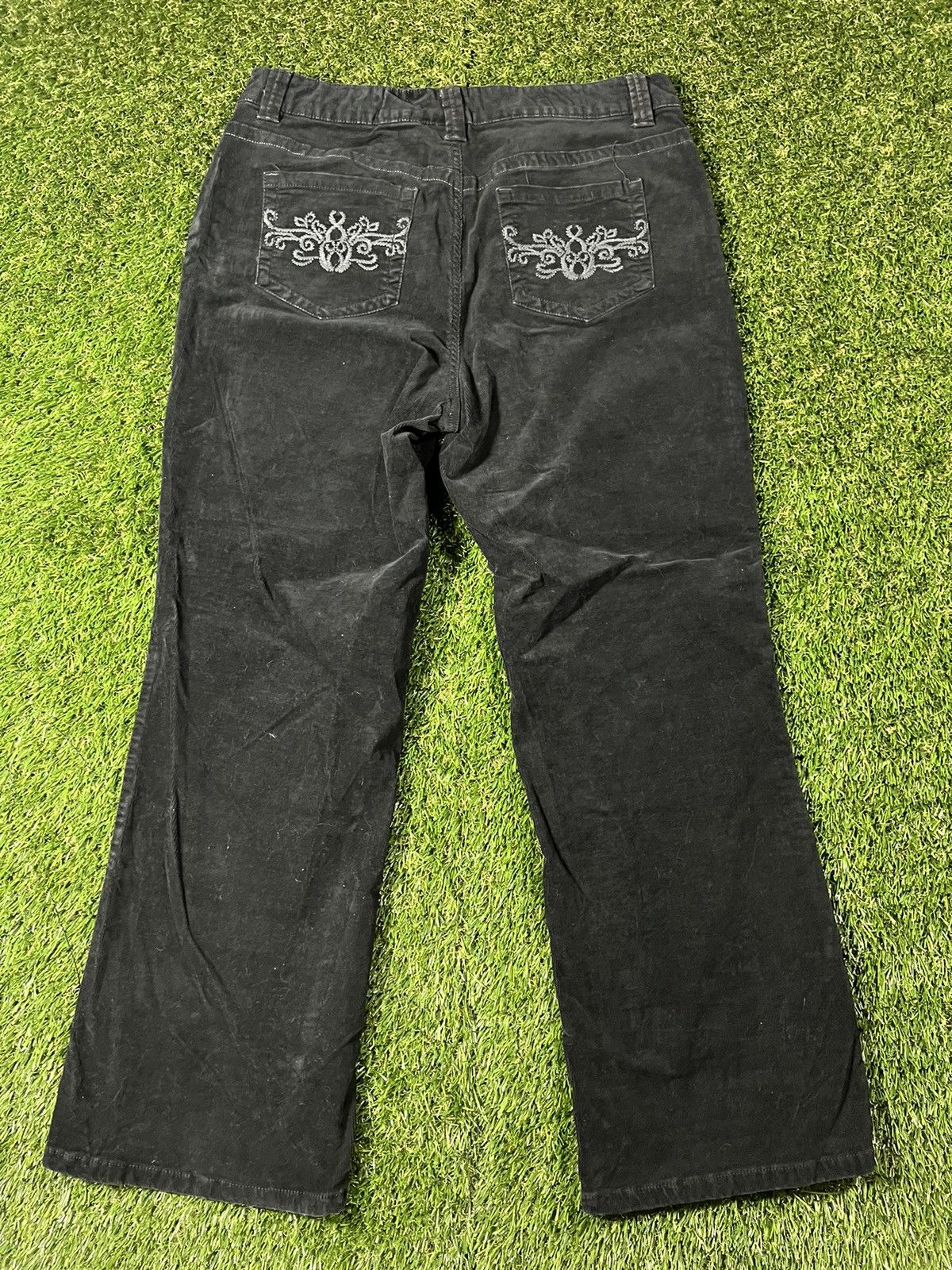 Faded Glory Vintage Y2K Baggy Corduroy Flaired Affliction Styled Pants Size US 34 / EU 50 - 1 Thumbnail