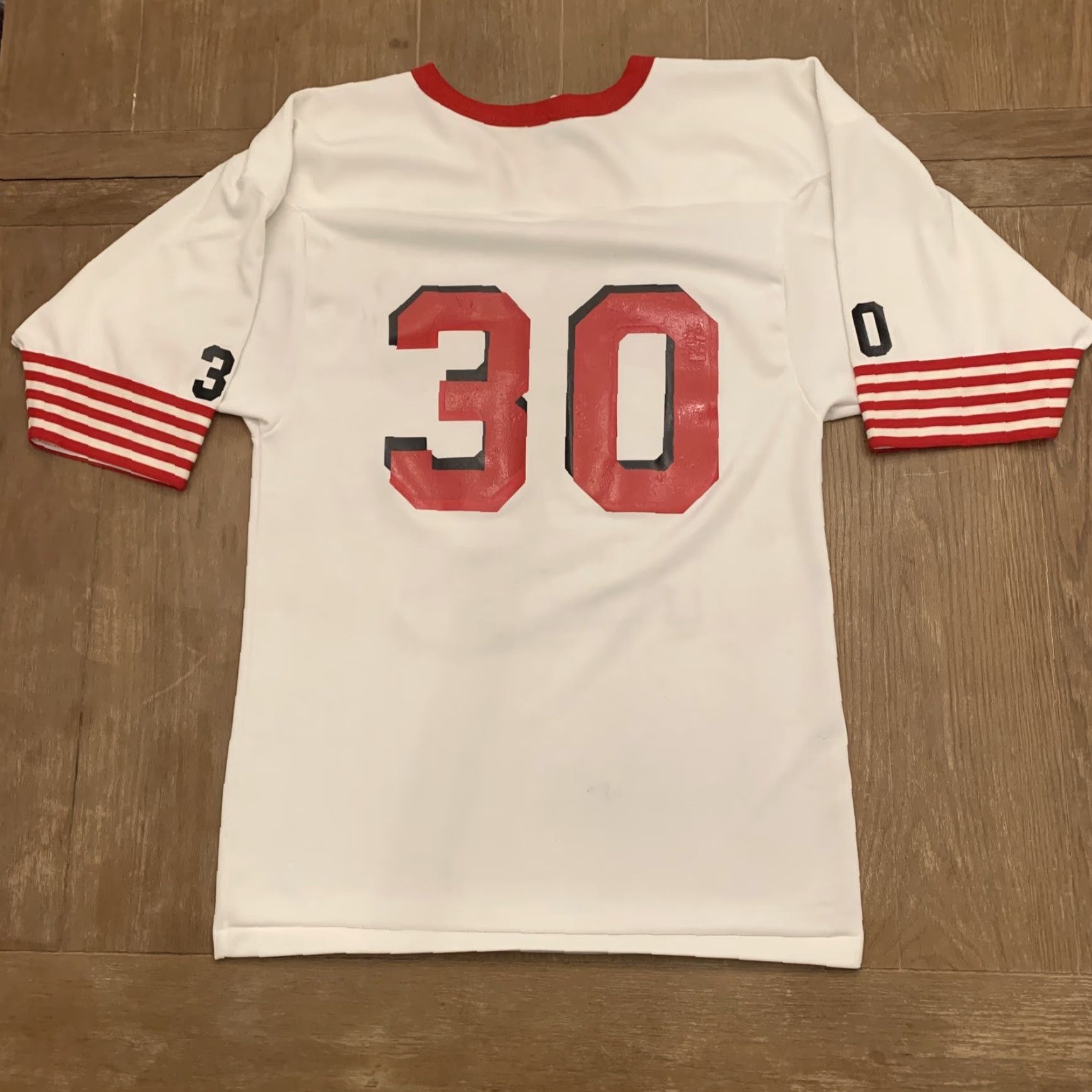 Vintage VINTAGE Larry's Pizza Football Jersey Mifflinburg PA Men Size M White Jersey football history 1990s Mens Size US M / EU 48-50 / 2 - 6 Thumbnail