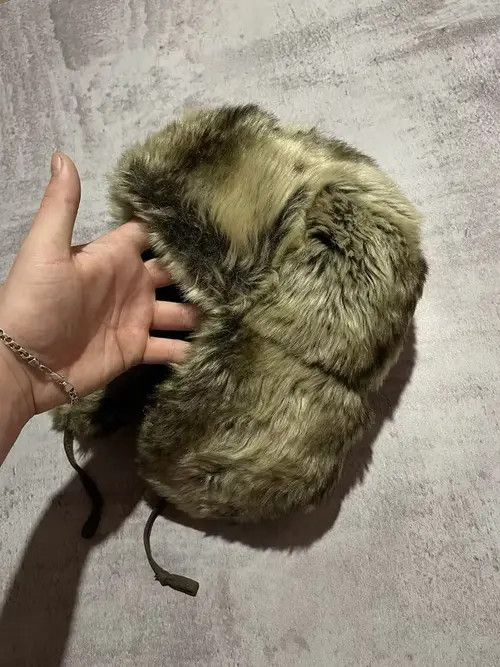 Other Y2K Fur Fuzzy Trapper Alt Mohair Cute Vintage Hat Ushanka Size ONE SIZE - 3 Thumbnail