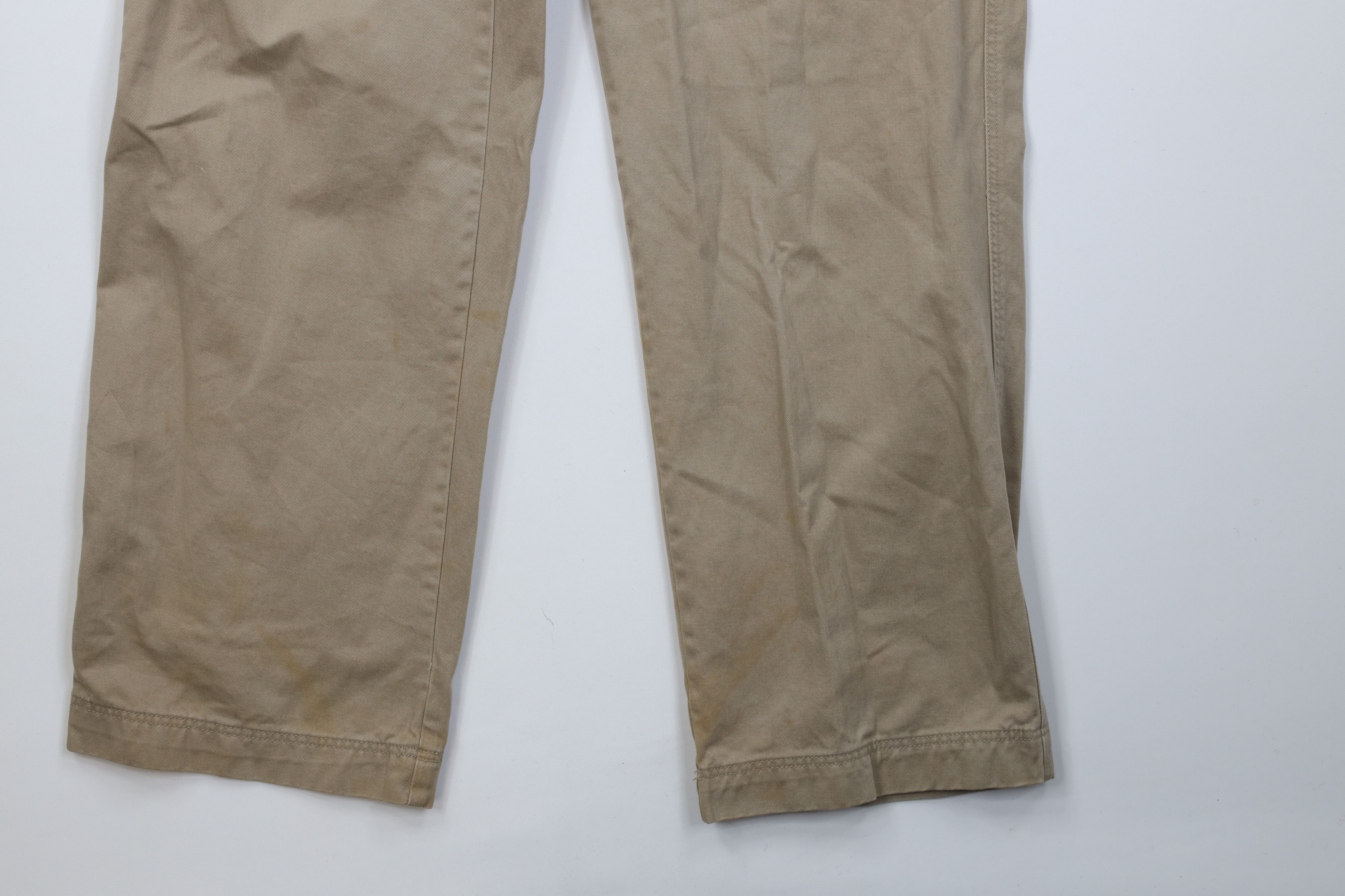 Vintage Vintage 90s Y2K Streetwear Wide Leg Cargo Pants Khaki Tan Size US 30 / EU 46 - 5 Thumbnail