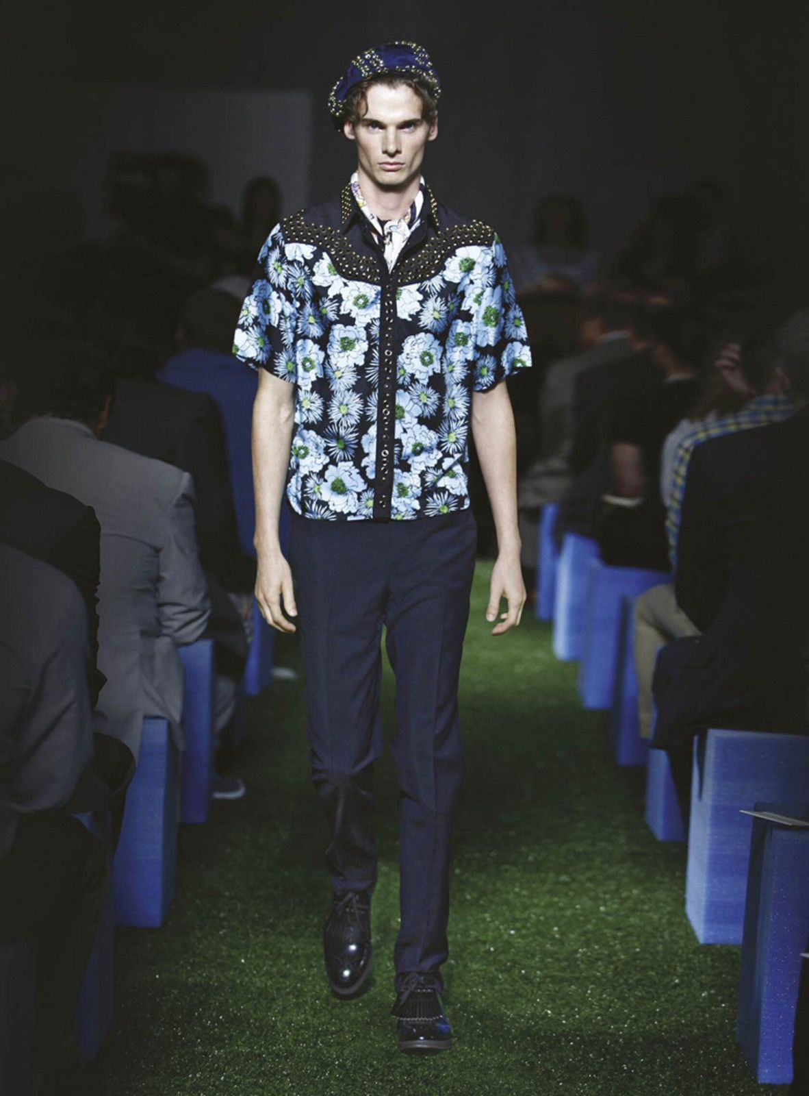 Prada Prada unisex silk scarf 55cm x 55cm Size ONE SIZE - 5 Thumbnail