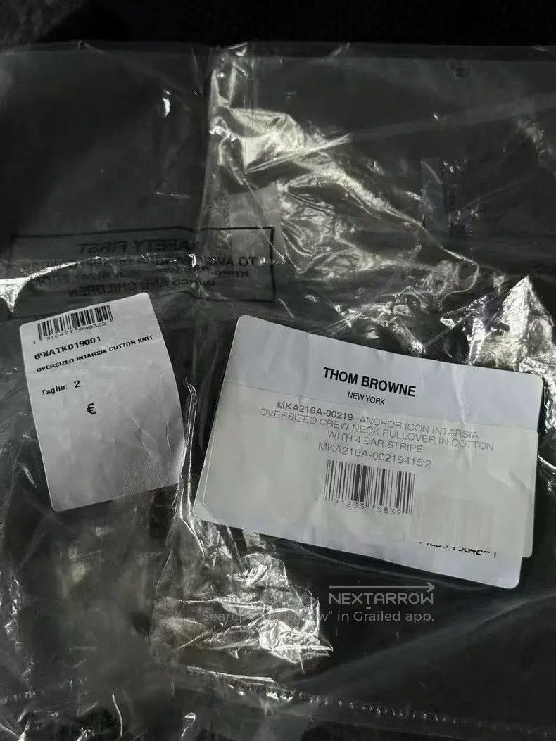 Thom Browne Thom Browne Anchors Sweater Size US M / EU 48-50 / 2 - 6 Thumbnail
