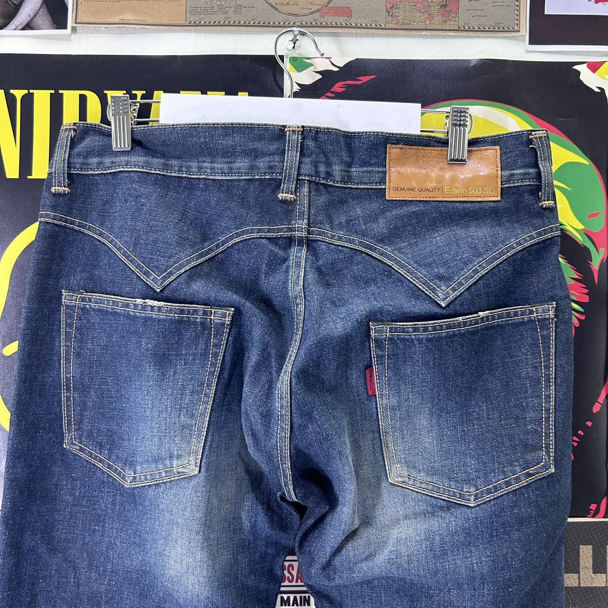 Edwin Vintage Edwin 503 SD Flare Japanese Bootcut Jeans Size 36" / US 14 / IT 50 - 8 Thumbnail