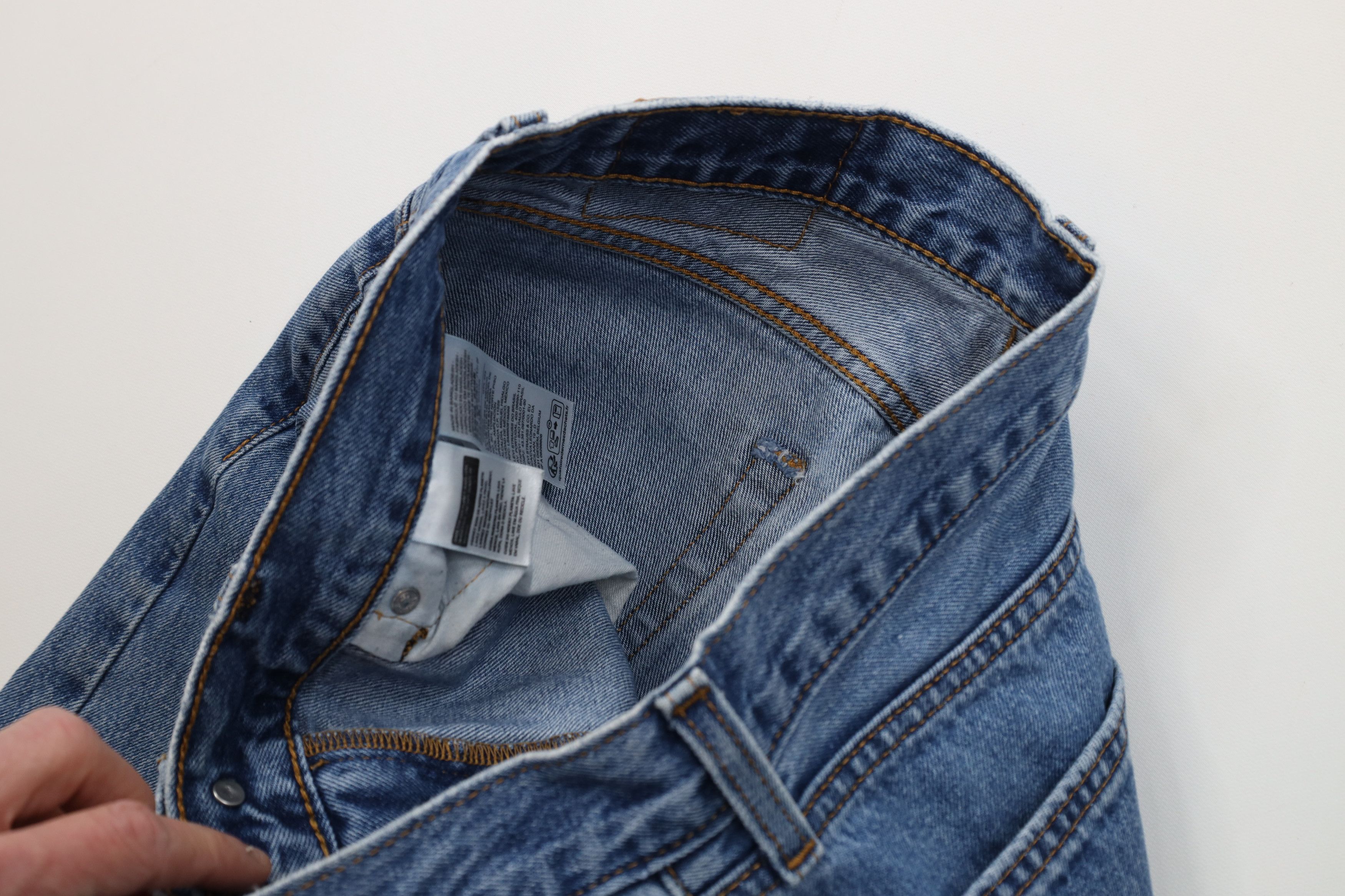 Levi's Vintage Y2K Levis 505 Regular Straight Leg Denim Jeans Blue Size US 30 / EU 46 - 11 Thumbnail