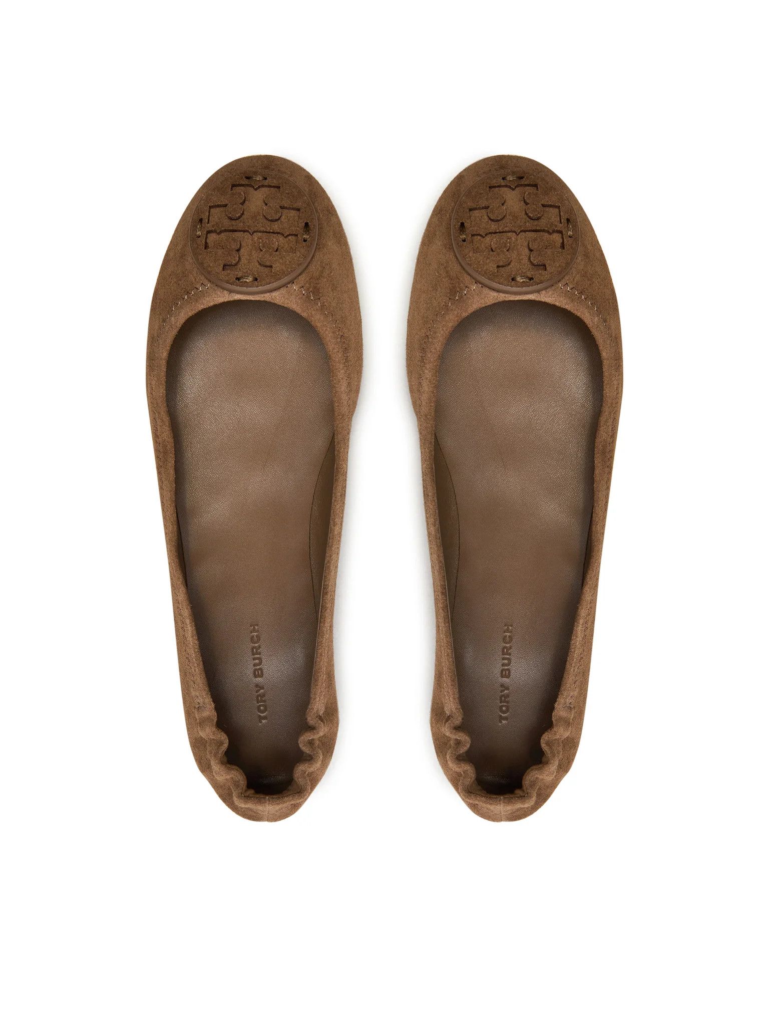 Tory Burch o1s22i1n1024 Suede Ballet Flats in Brown Size US 9 / IT 39 - 4 Thumbnail