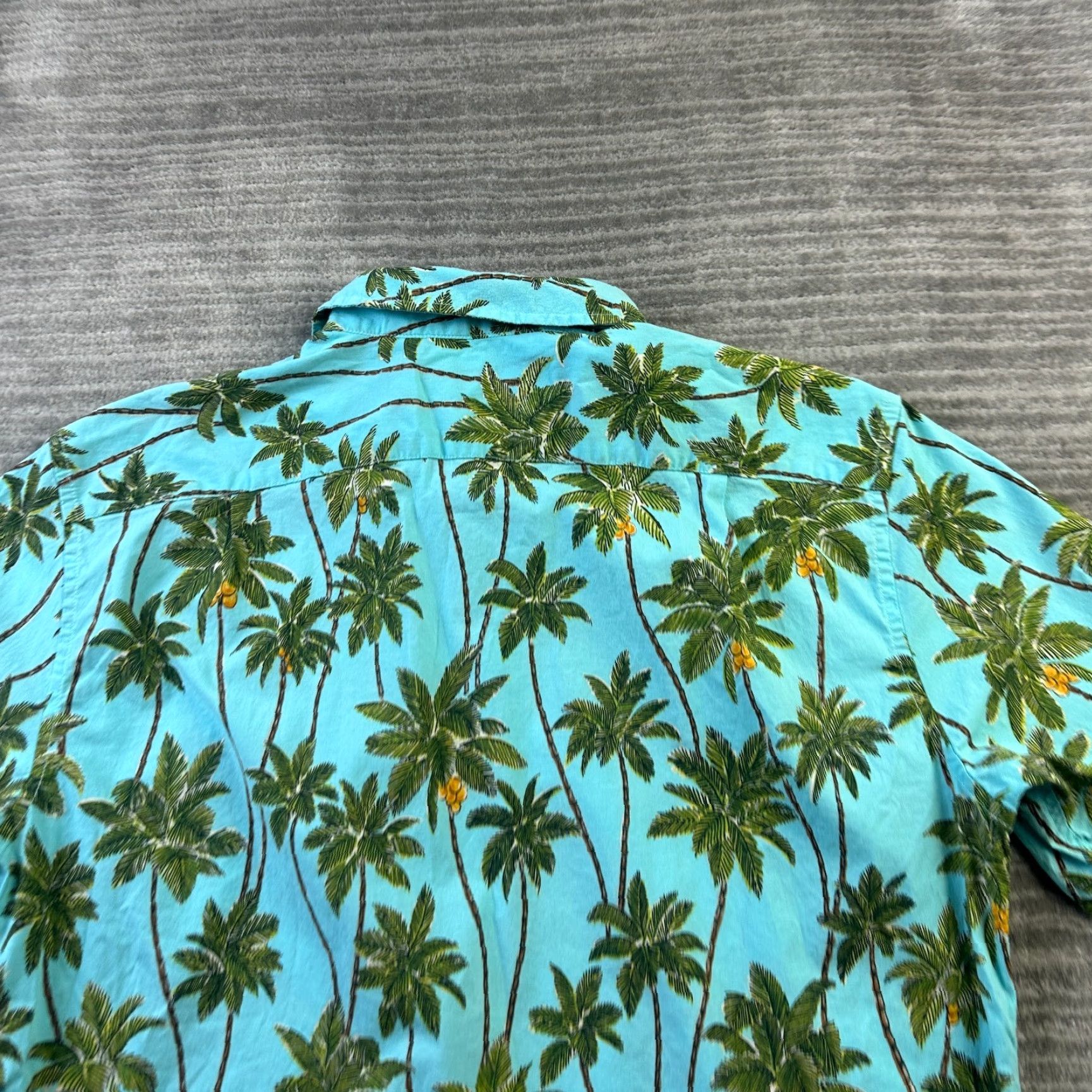 Tori Richard Tori Richard Shirt Mens Medium Blue Teal Geometric All Over Print Button Up Size US M / EU 48-50 / 2 - 5 Thumbnail
