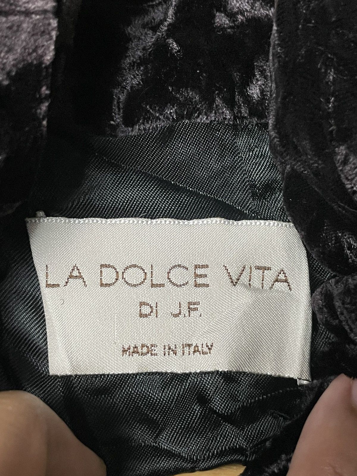 Vintage La Dolce Vita Brand Velvet Outer Vests (58) Size US XS / EU 42 / 0 - 8 Thumbnail