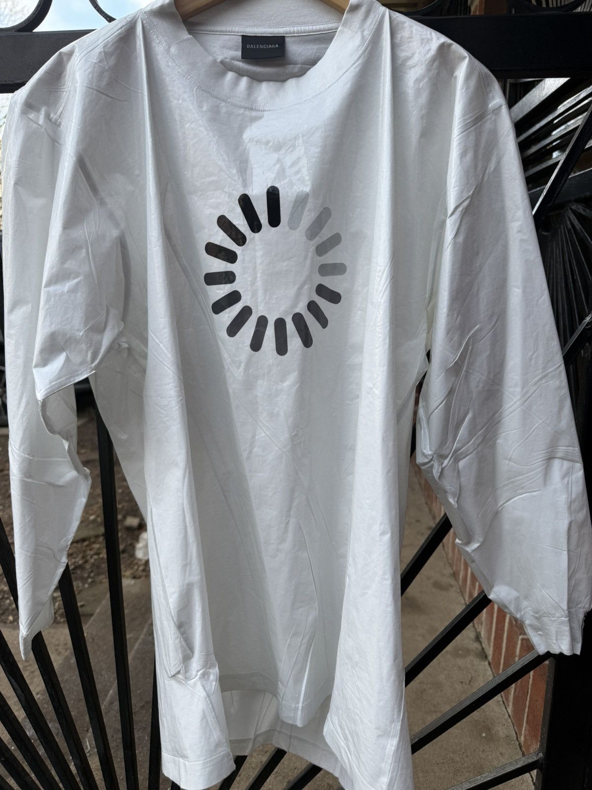 BALENCIAGA 404 ERROR LOADING SHIRT