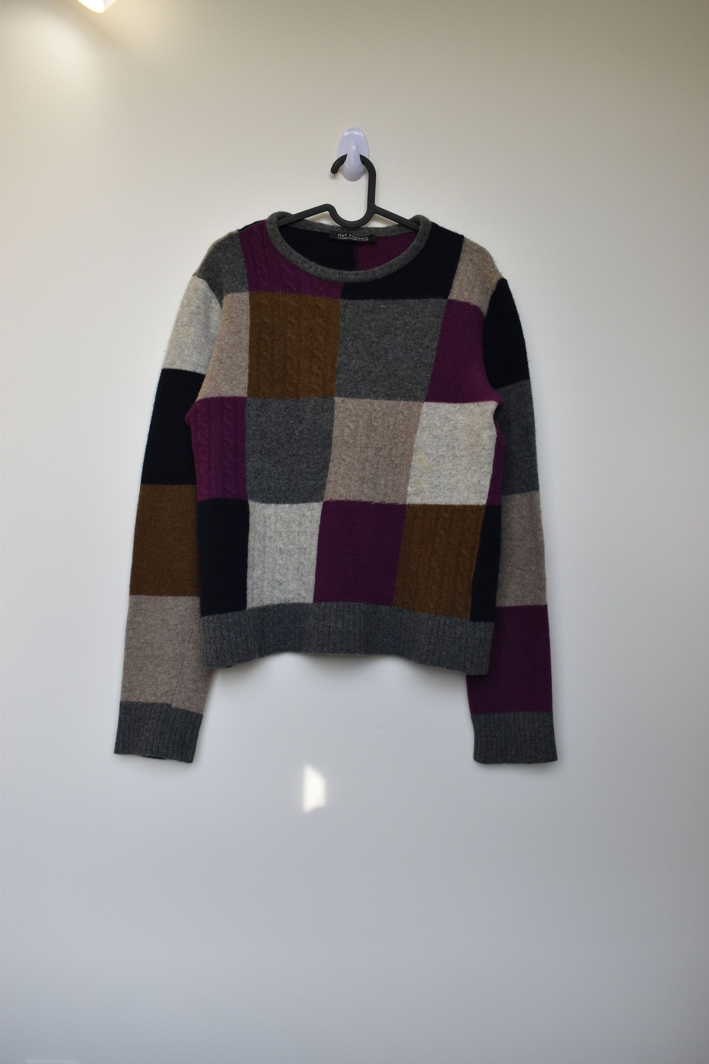Raf Simons Raf Simons ss00 Summa Cum Laude Colour Block Knit Size US M / EU 48-50 / 2 - 1 Thumbnail