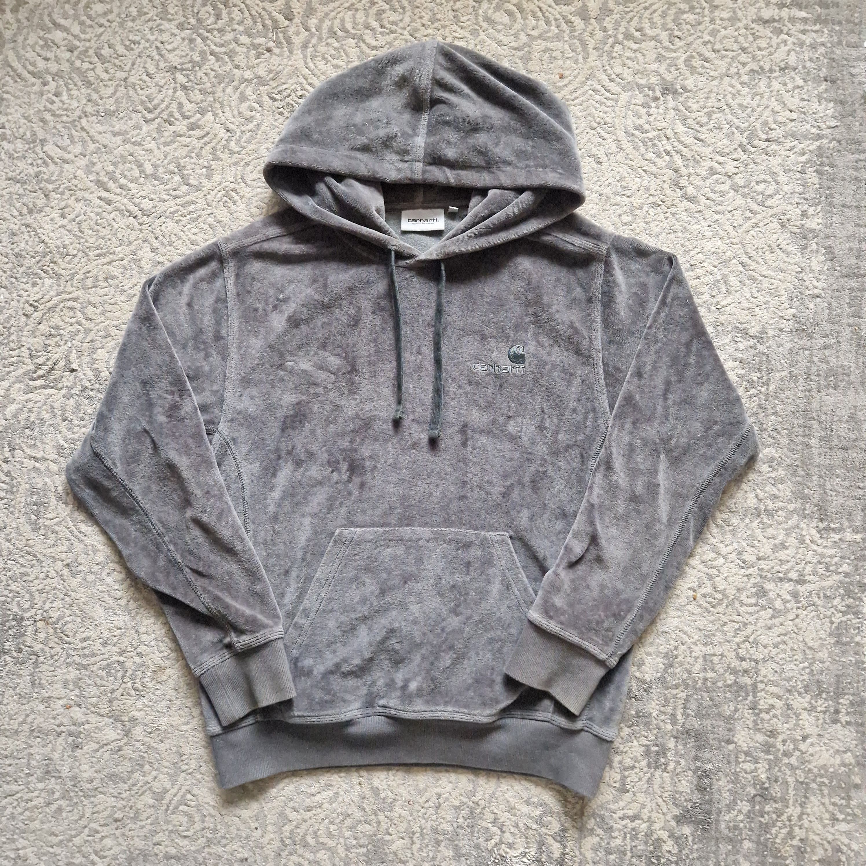 【Palace x Carhartt WIP】 Hood Heather Grey - 24FW Palace Carhartt Wip Hood Heather Grey - Palace Carhartt Wip