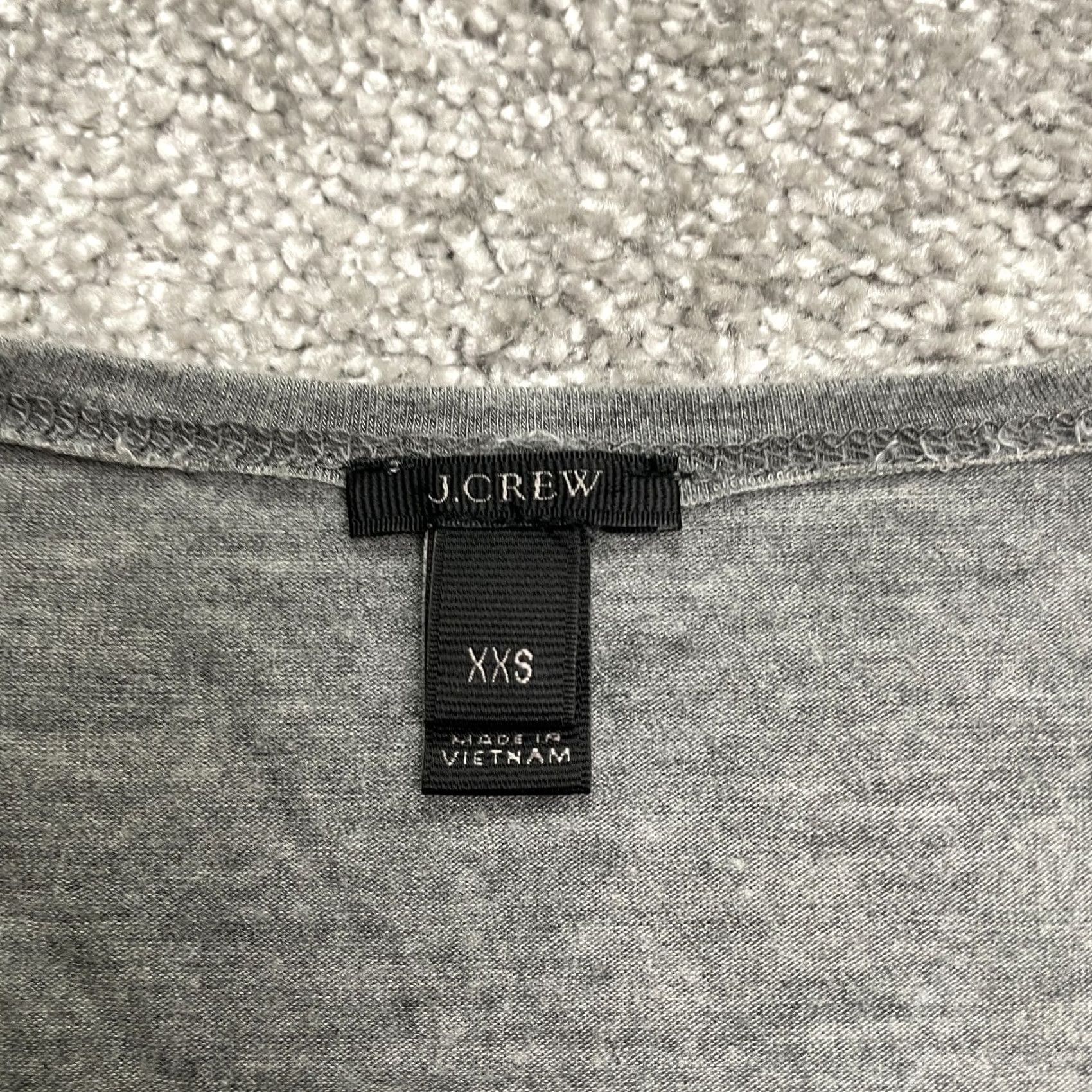 J.Crew J. Crew Wrap Bodysuit Womens XXS Gray One Piece Long Sleeve Stretch Casual Size XXS / US 00 / IT 34 - 5 Thumbnail