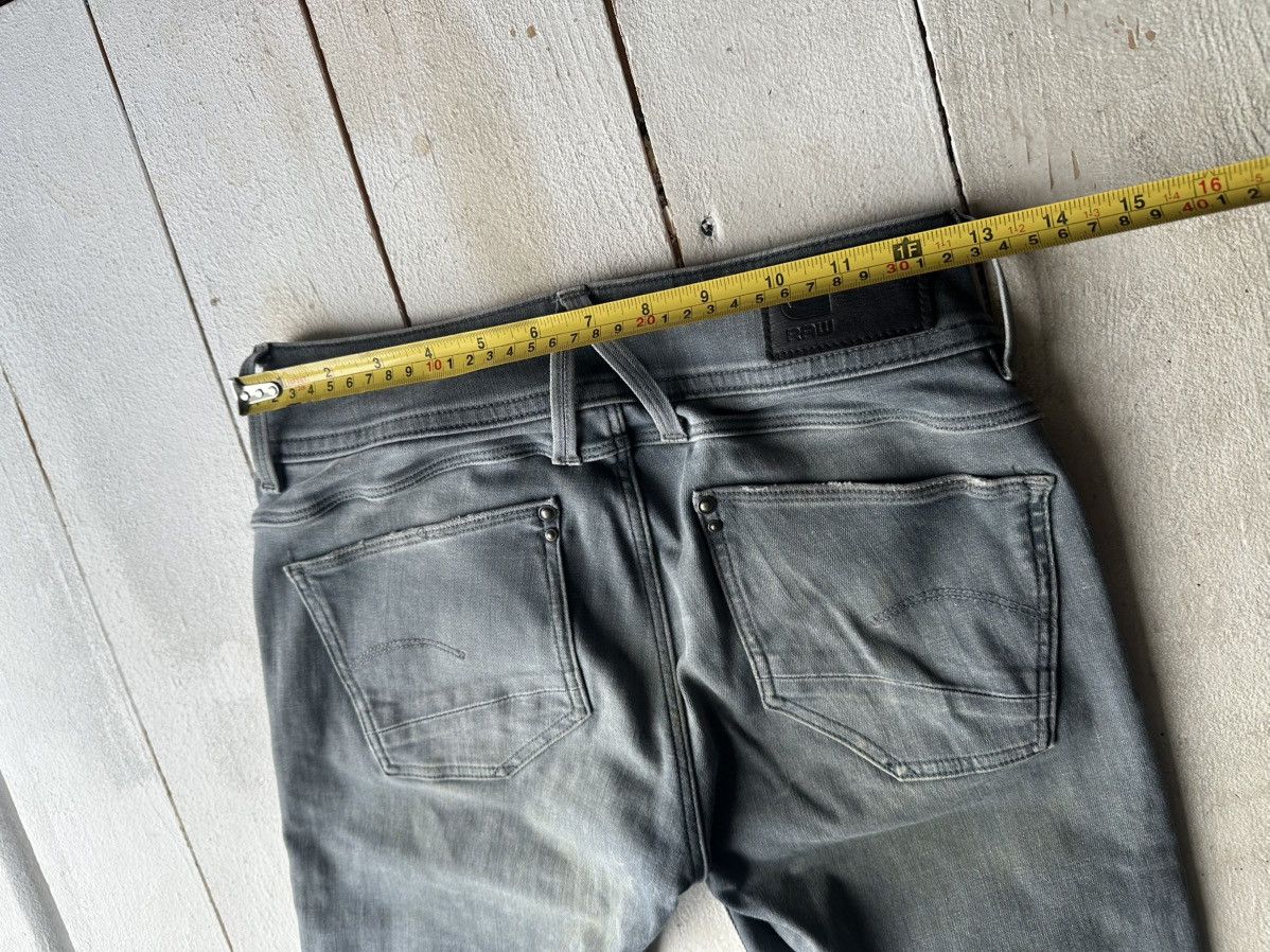 G-Star 🚨VNTG G STAR RAW GRAY FADED RARE AVANT GARDE JEANS Y2K Size 26" / US 2 / IT 38 - 15 Thumbnail