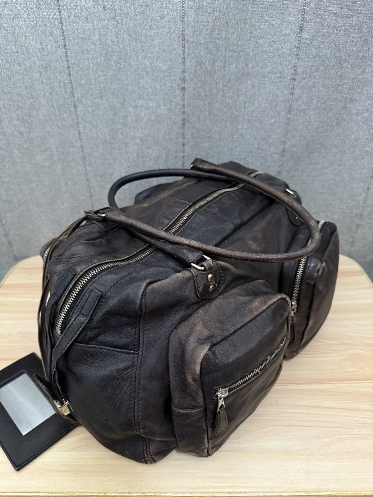 Balenciaga 2000s Balenciaga Patina Leather Cargo pocket Size ONE SIZE - 6 Thumbnail