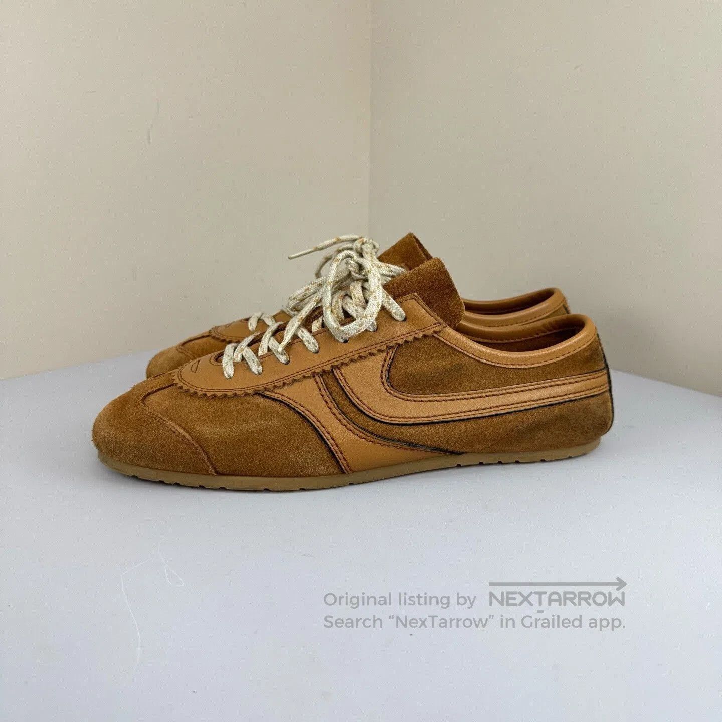 Dries Van Noten Dries Van Noten Brown Suede Casual Shoes. Size US 7 / EU 40 - 1 Thumbnail