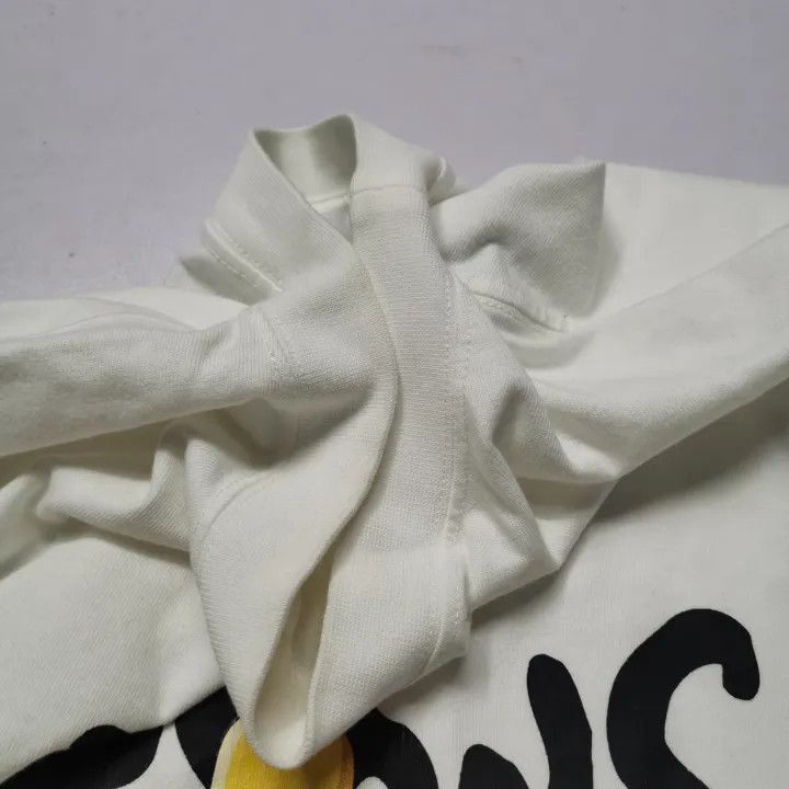 Balenciaga Balenciaga Balenciaga FW21 White Printed Short Sleeve TShi Size US M / EU 48-50 / 2 - 5 Thumbnail