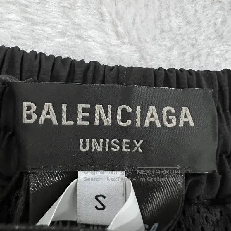 Balenciaga Balenciaga size S Black Letter Printed Elastic Waist Trous Size US 27 - 4 Thumbnail
