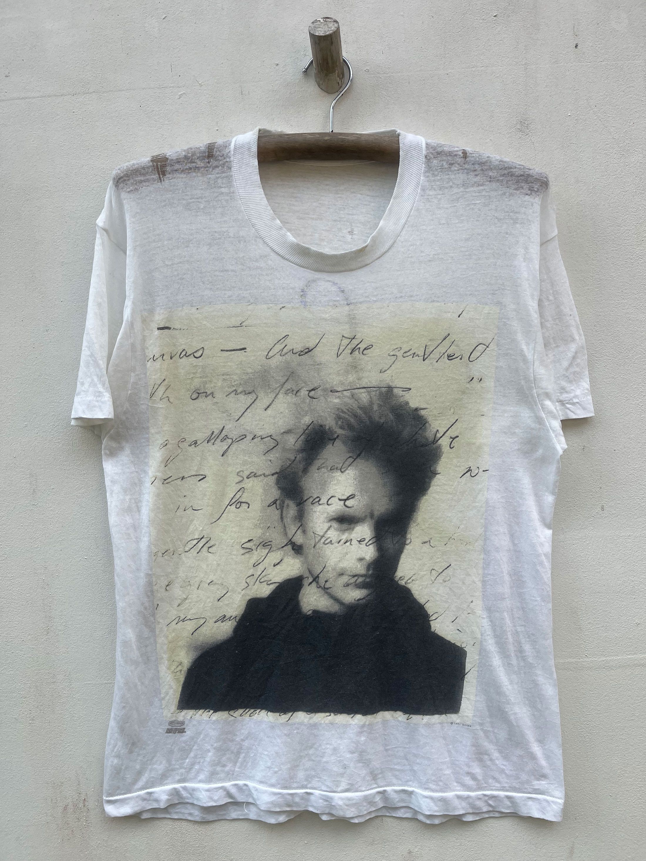 Band Tees Vintage Sting 90s Paper Thin Distressed Burn Out Size US L / EU 52-54 / 3 - 1 Thumbnail