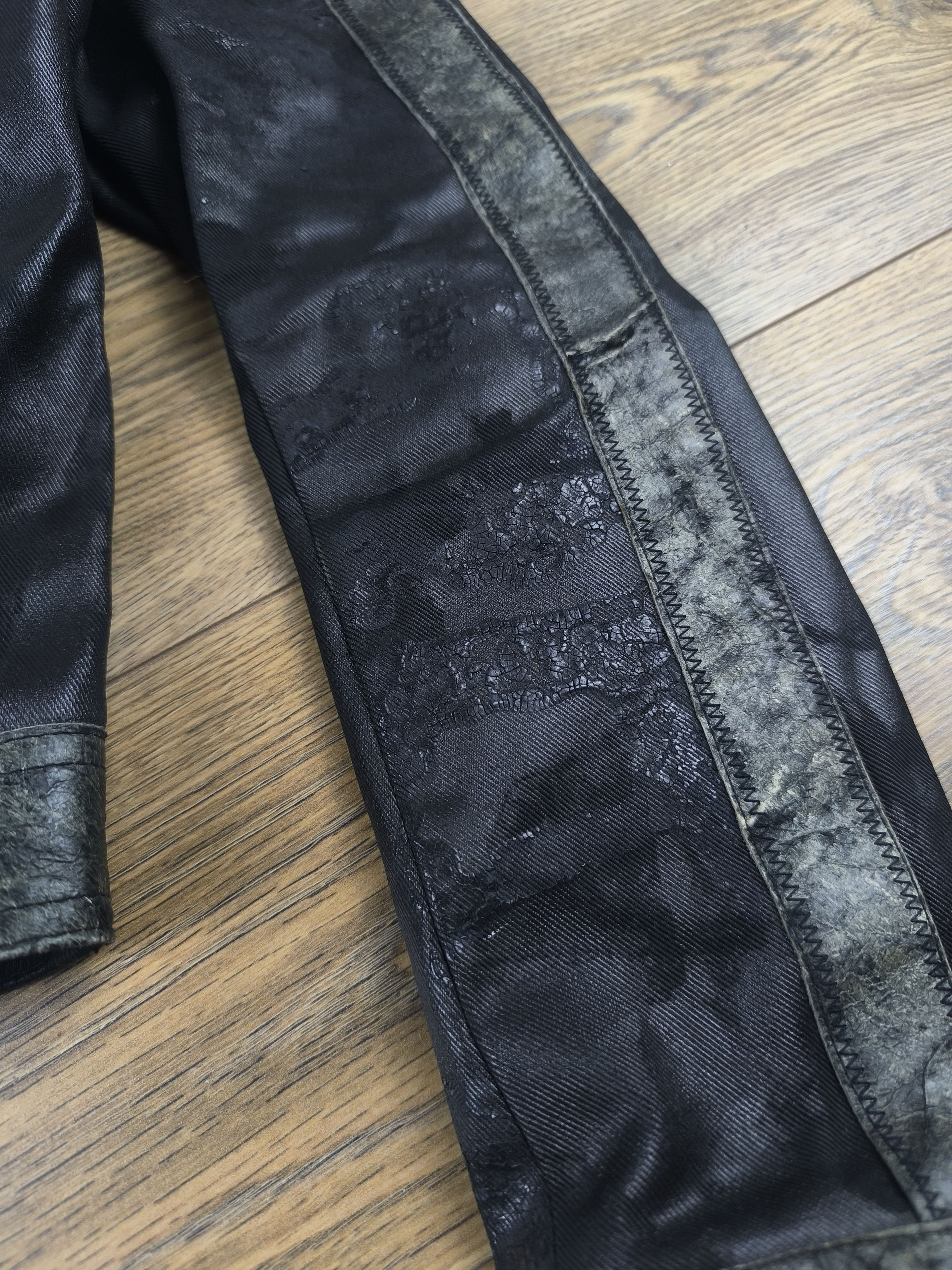 Yasuyuki Ishii yasuyuki ishii apocalyptic leather & waxed jacket Size US M / EU 48-50 / 2 - 4 Thumbnail