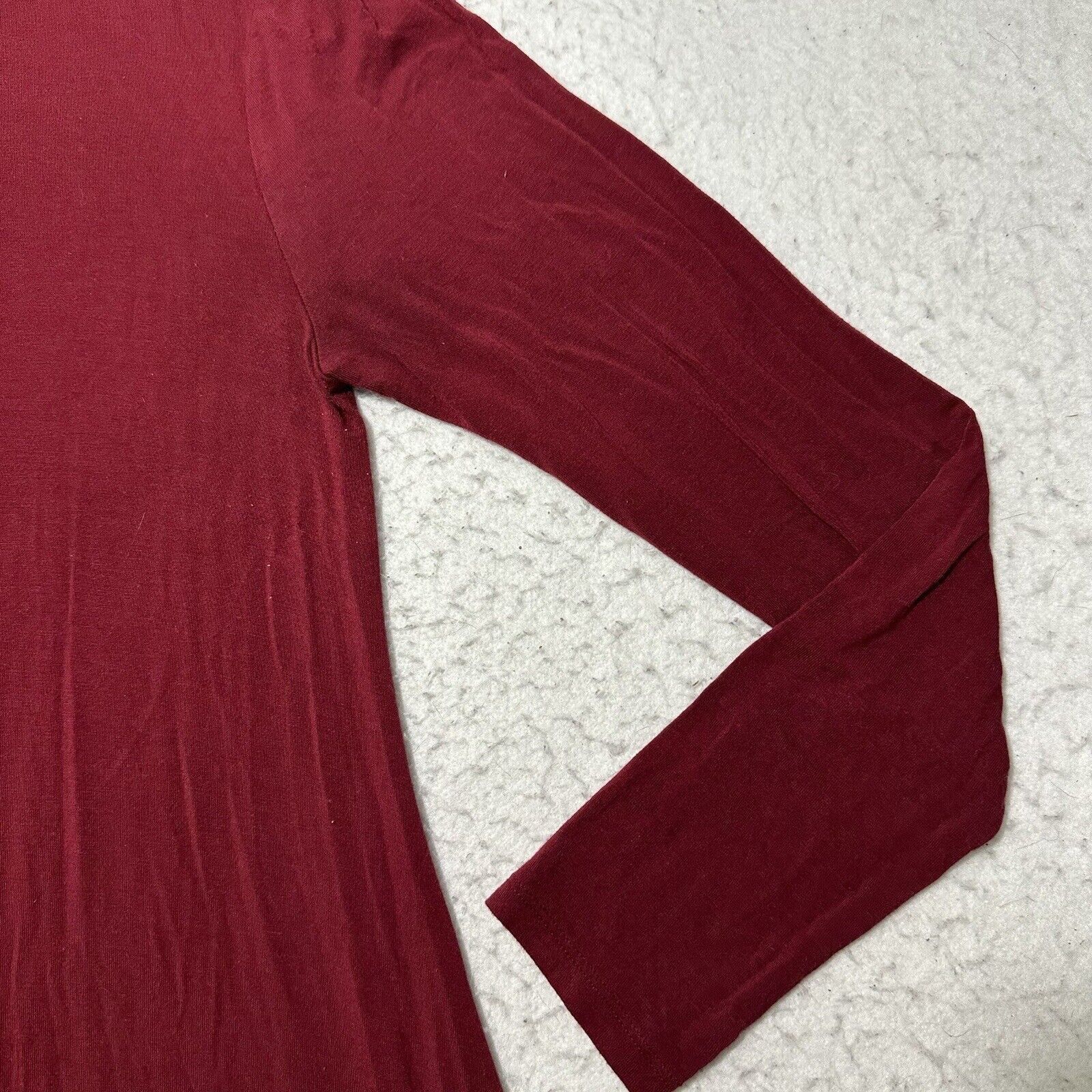Old Navy Old Navy Large A-Line Burgundy Red Pullover Dress Stretch Size L / US 10 / IT 46 - 5 Thumbnail