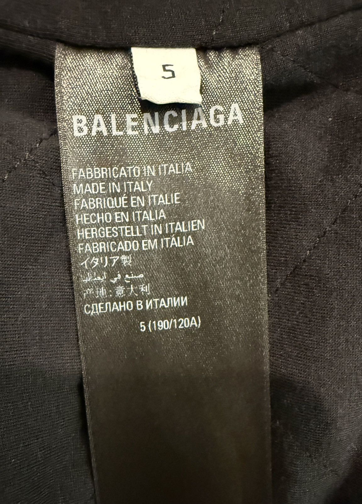 Balenciaga Size 5 leather hoodie pullover Size US XXL / EU 58 / 5 - 4 Thumbnail