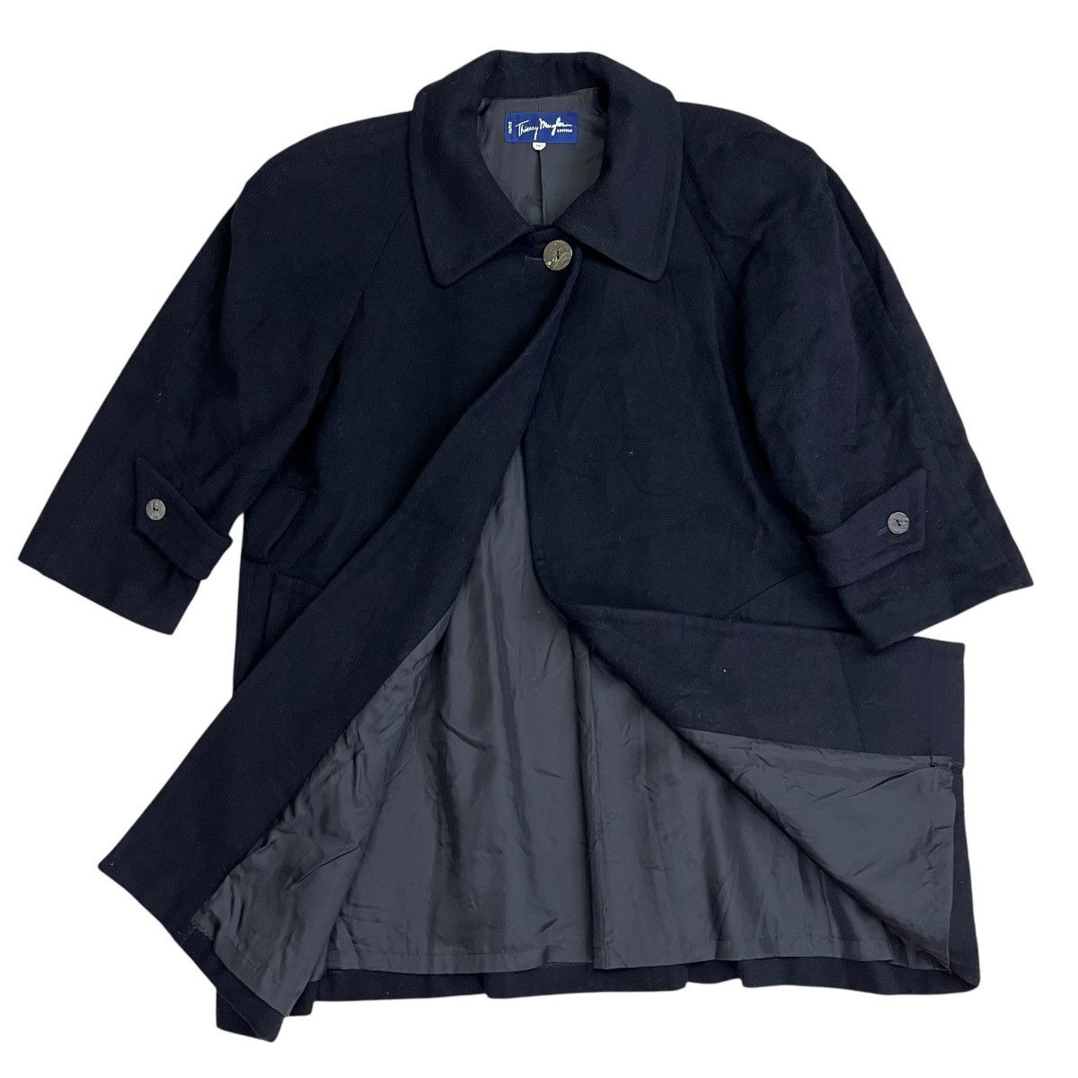 Mugler 🔥 VINTAGE THIERRY MUGLER ONE BUTTON COAT Size M / US 6-8 / IT 42-44 - 9 Thumbnail