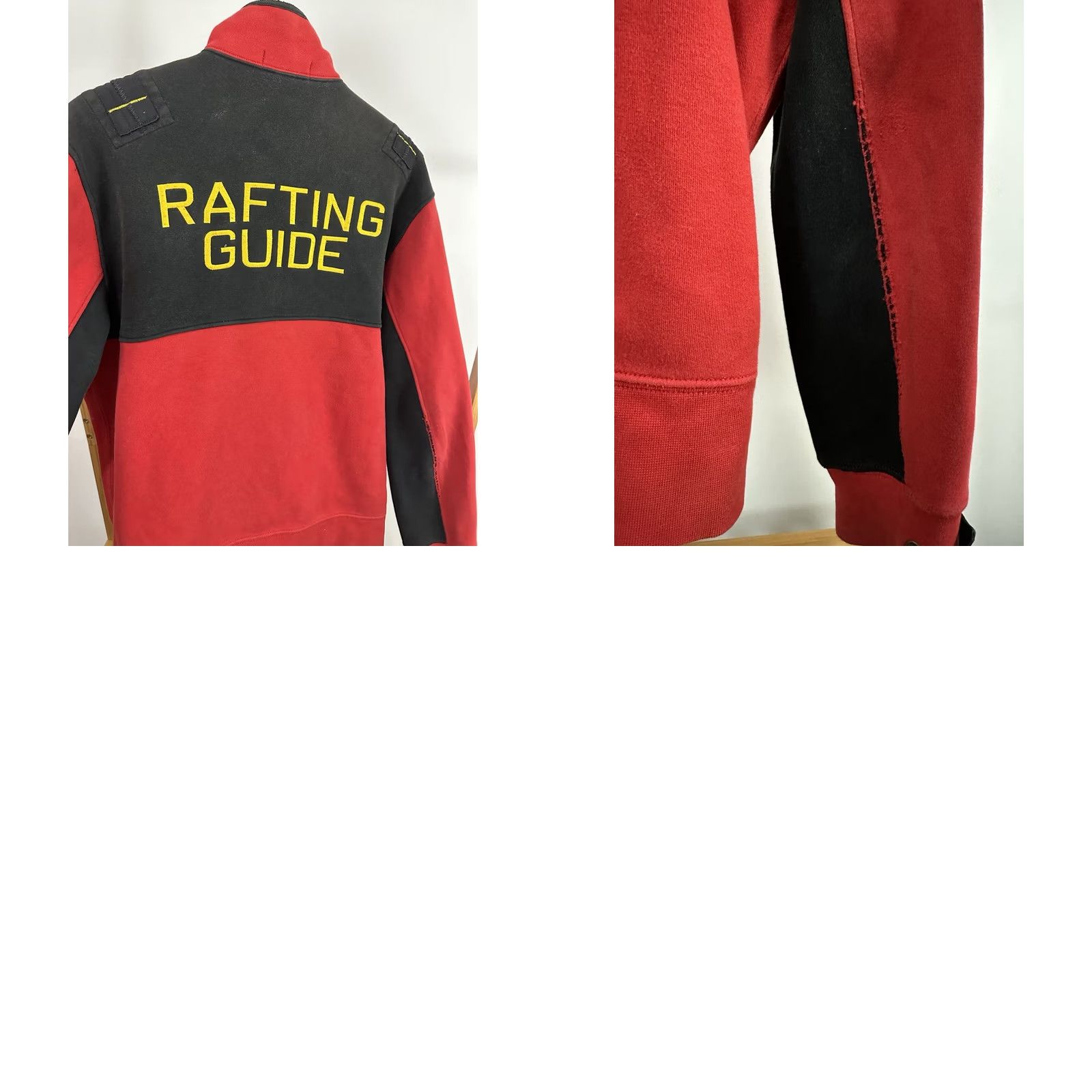 Polo Ralph Lauren VTG 90s Polo Ralph Lauren Jacket M Red Cotton Polo Ralph Lauren Rafting Guide C1 Class Full Zip Military Jacket Mens Size US M / EU 48-50 / 2 - 8 Thumbnail