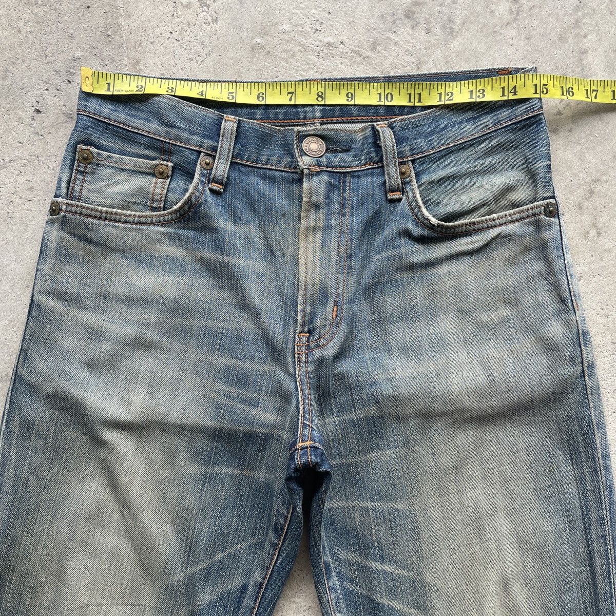 Edwin Vintage Edwin Made In Japan Rusty Faded Jeans Pants Denim Size US 30 / EU 46 - 5 Thumbnail