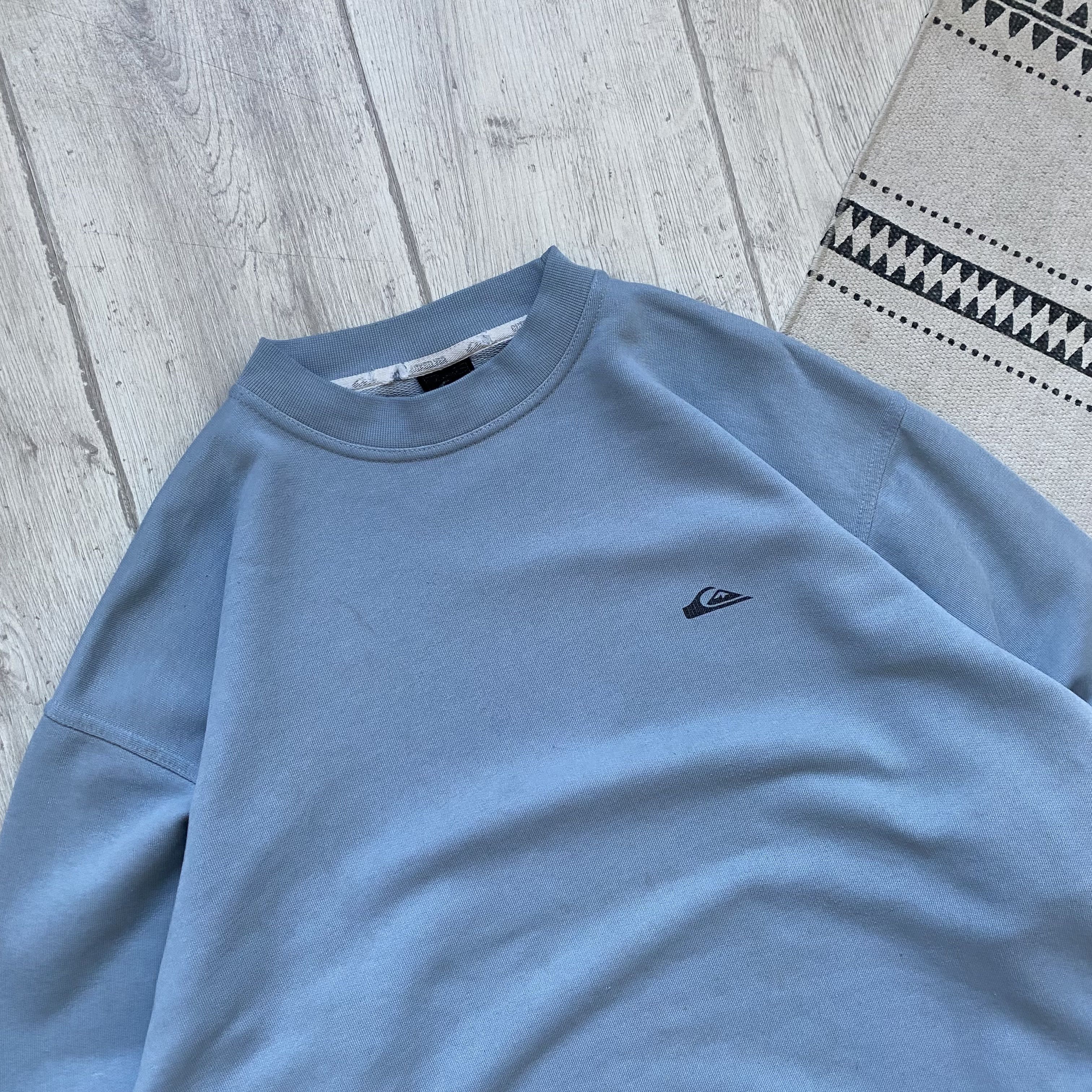 Quiksilver Vintage 90s Trashed Quiksilver sweatshirt Surf & Skate Size US XL / EU 56 / 4 - 3 Thumbnail