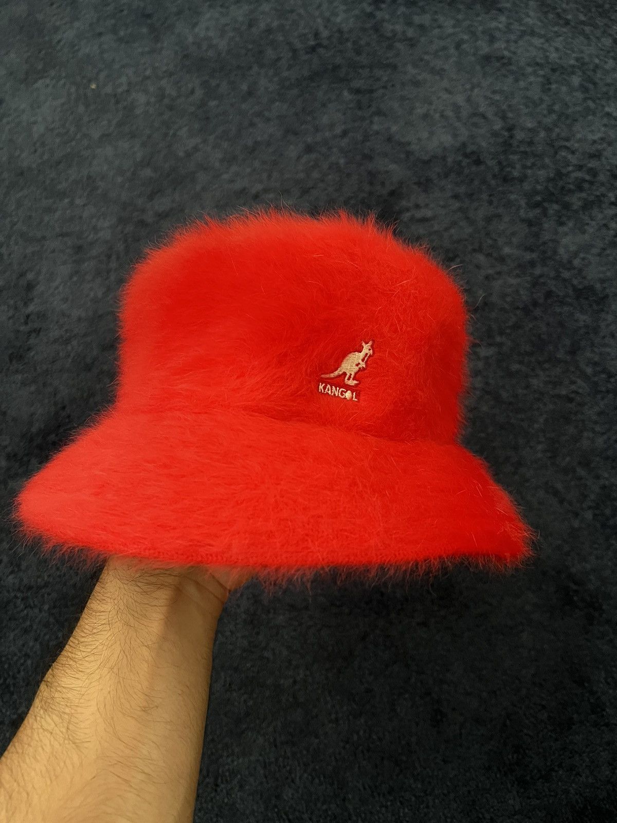 Kangol Red bucket hat Grailed