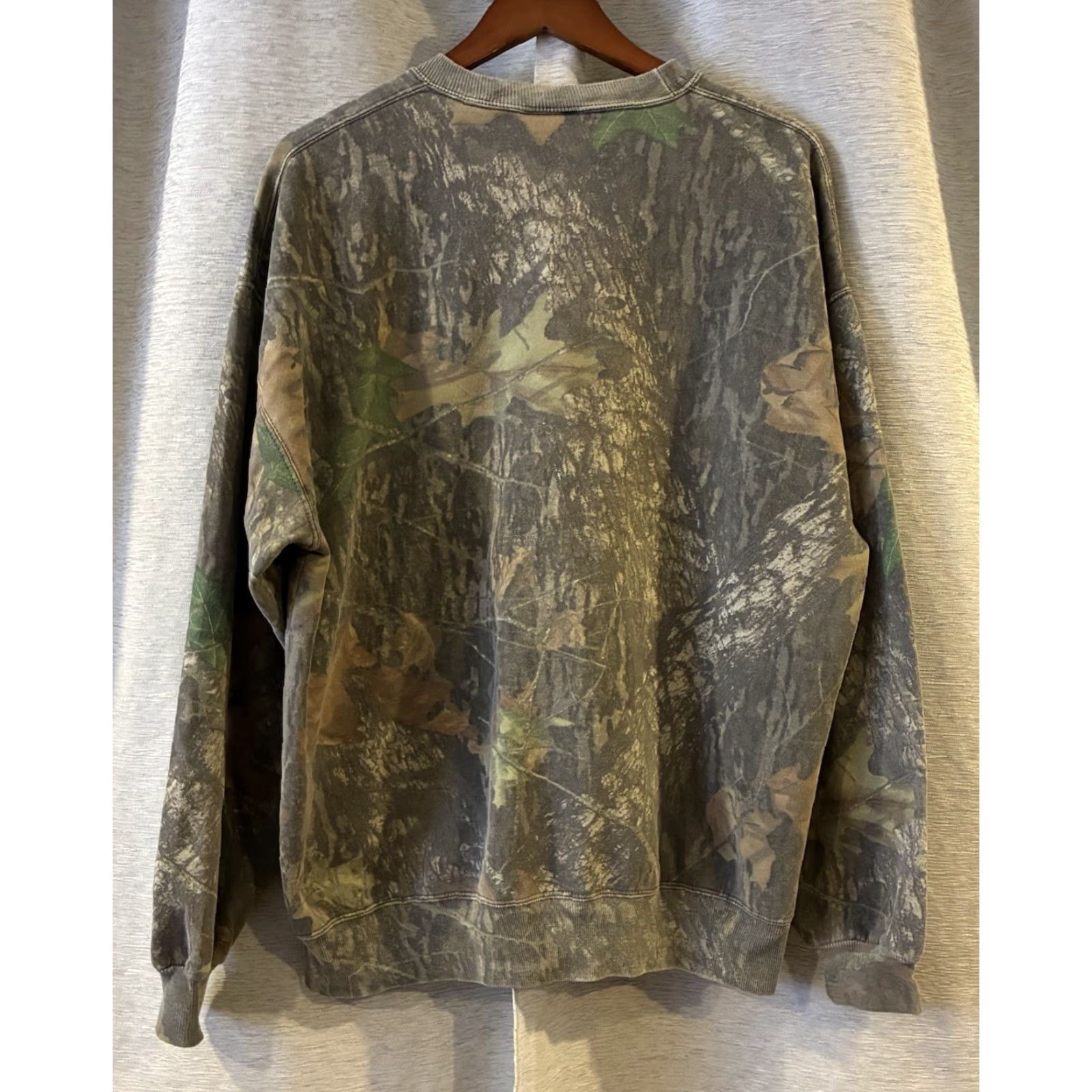Jerzees VINTAGE Jerzees Outdoor Sweatshirt Mens XL Mossy Oak Camo Pullover 90s Outdoor Shirt Mens XL Mossy Oak Camo 90s Size US XL / EU 56 / 4 - 4 Thumbnail