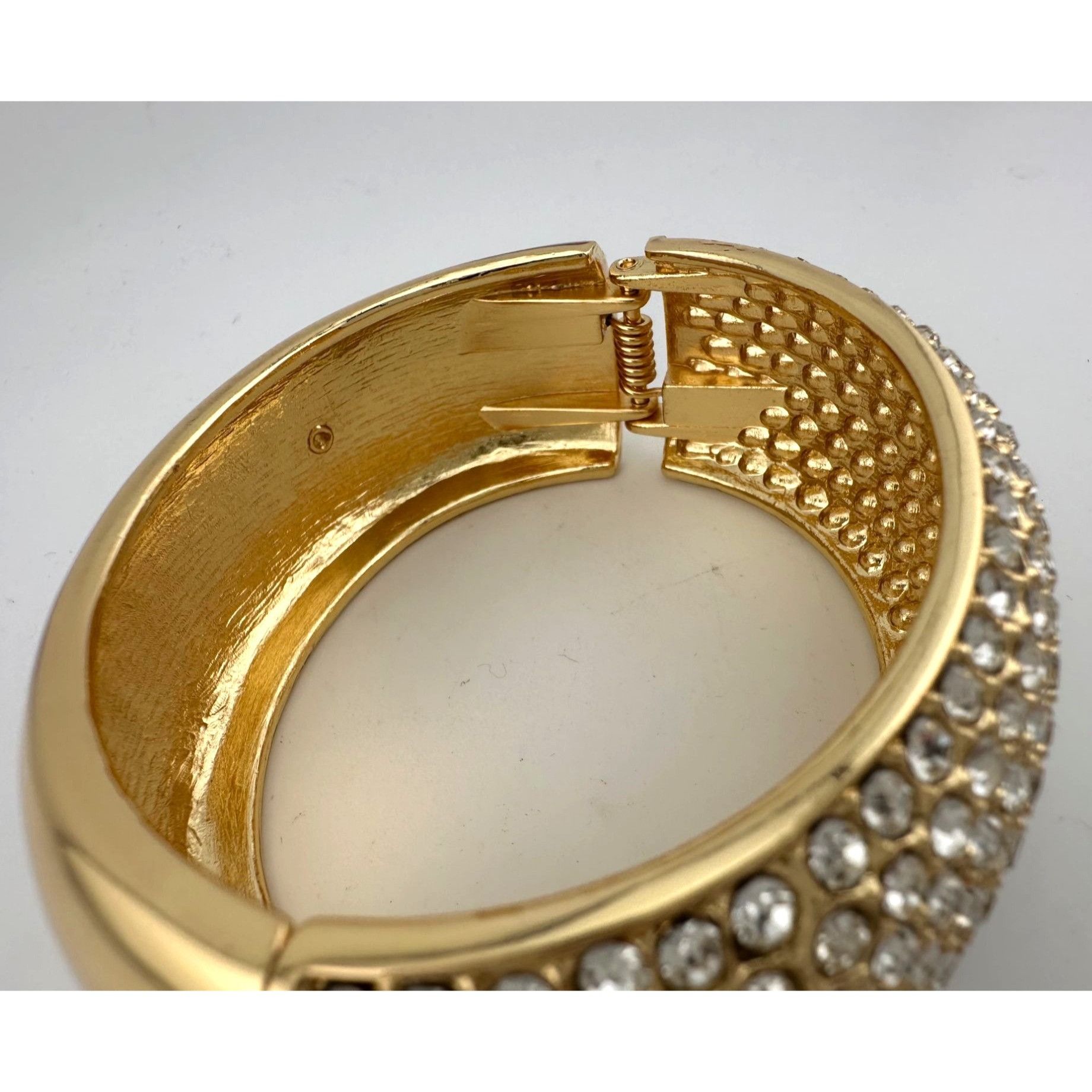 Other Wide Rhinestone Bangle Bracelet Size ONE SIZE - 11 Thumbnail